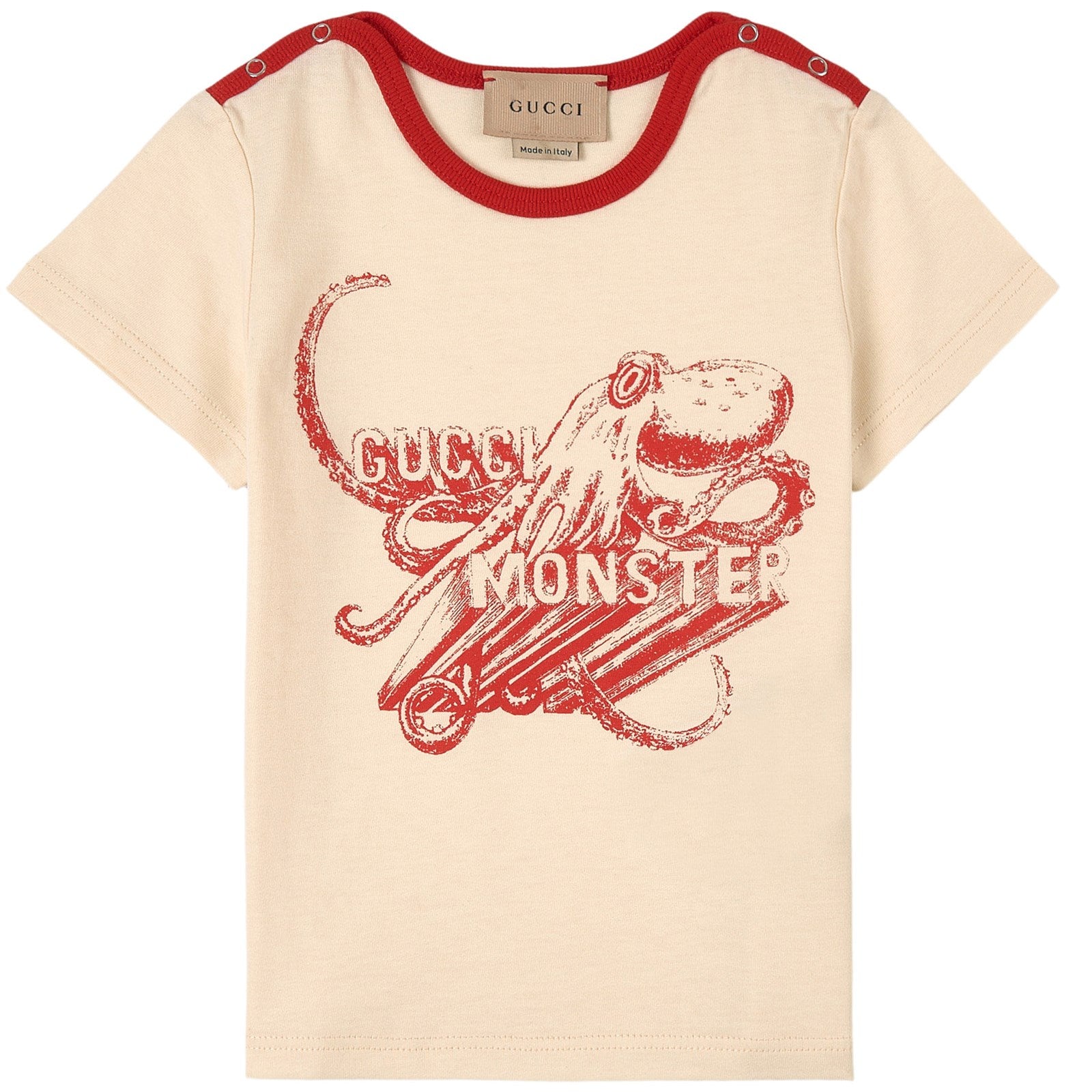 Baby Boys Ivory Logo Cotton T-Shirt