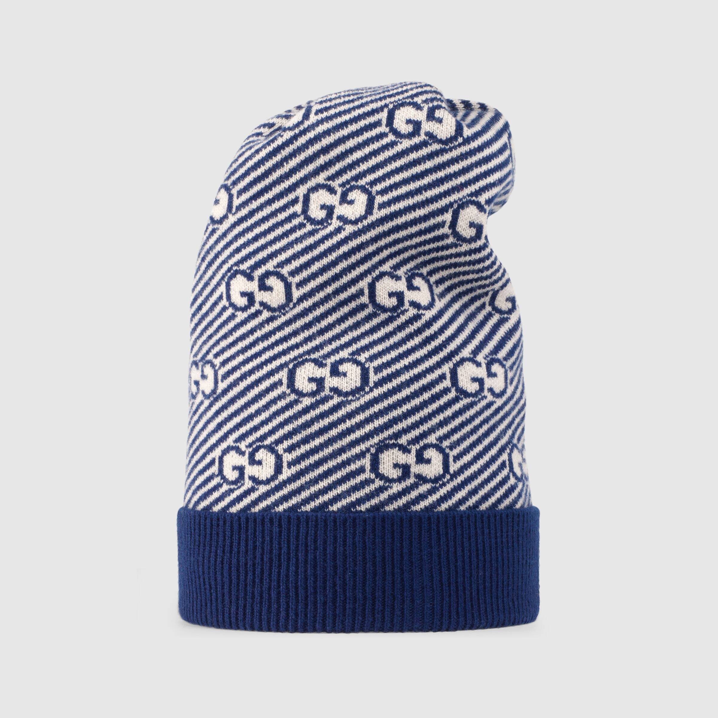 Boys & Girls Blue GG Wool Hat