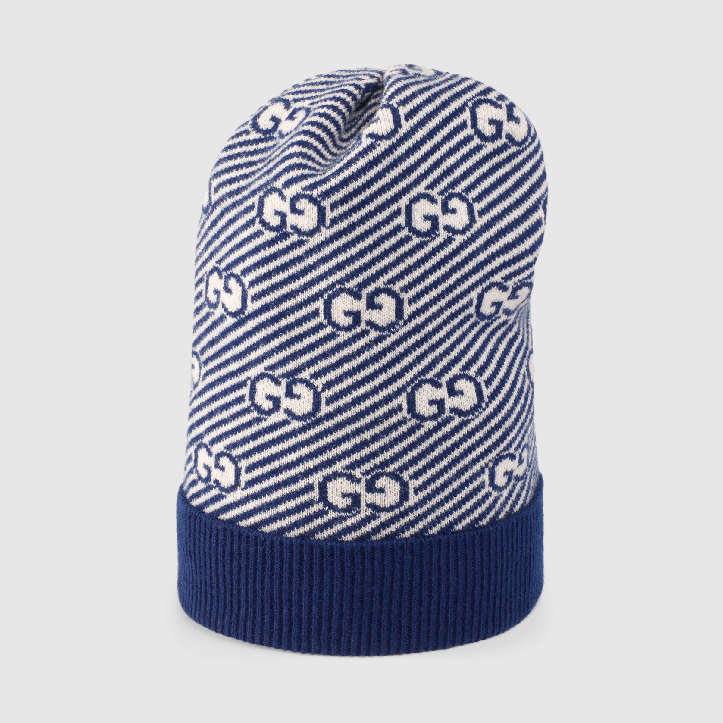 Boys & Girls Blue GG Wool Hat