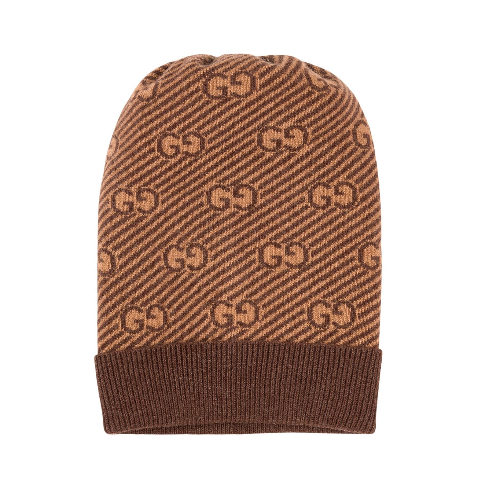 Boys & Girls Dark Brown GG Wool Hat