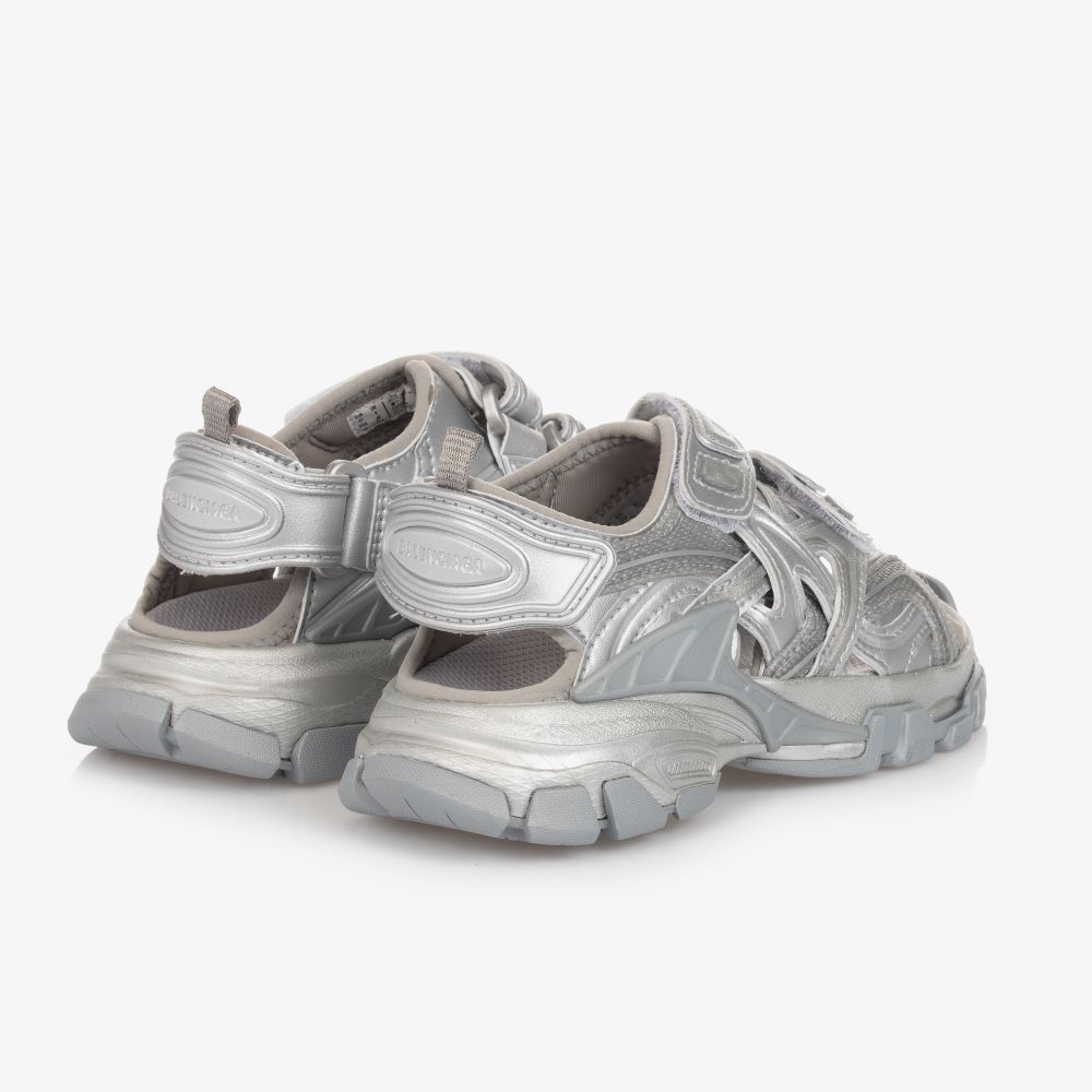 Boys & Girls Silver Track Sandals