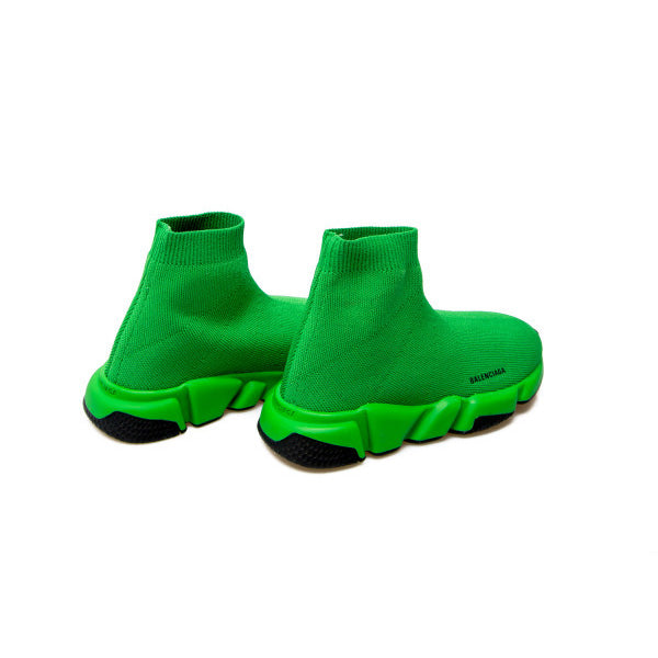 Boys & Girls Green Logo Shoes