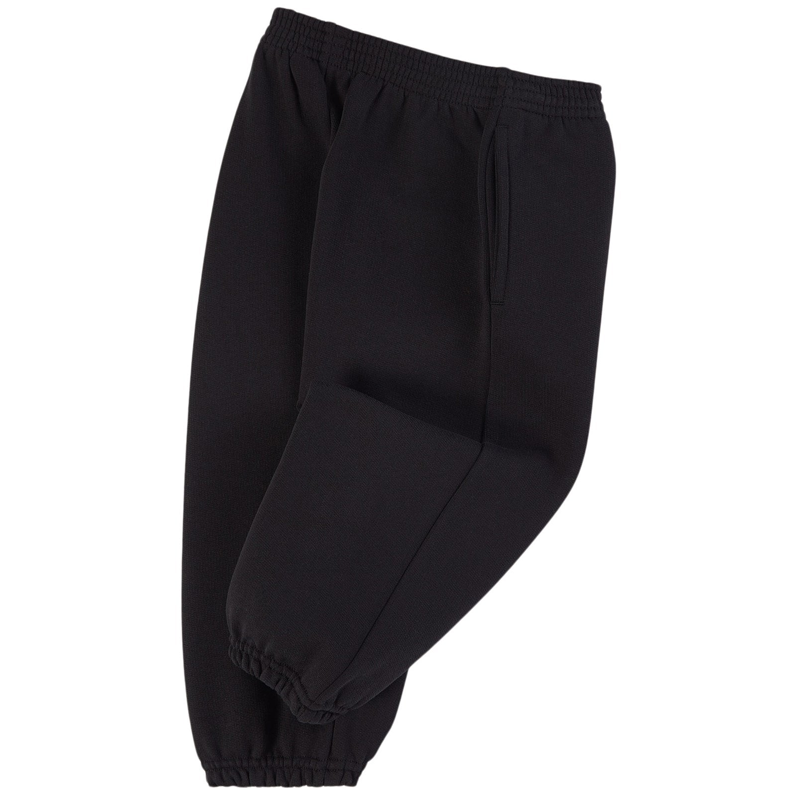 Boys & Girls Black Logo Cotton Trousers