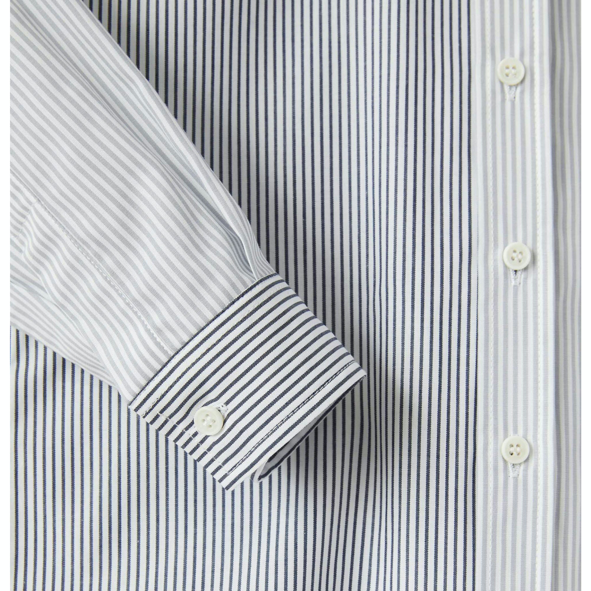 Boys & Girls Blue Stripes Cotton Shirt