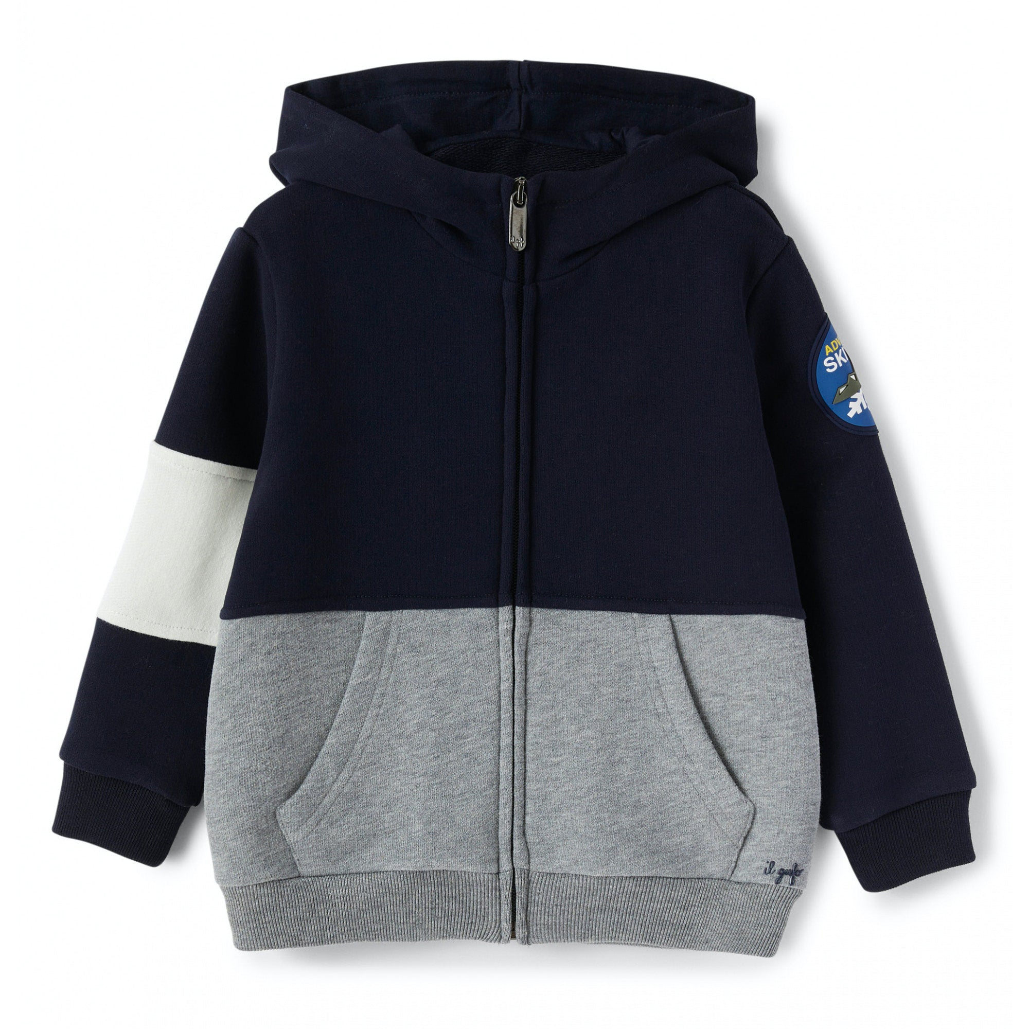 Boys & Girls Black Zip-Up Top