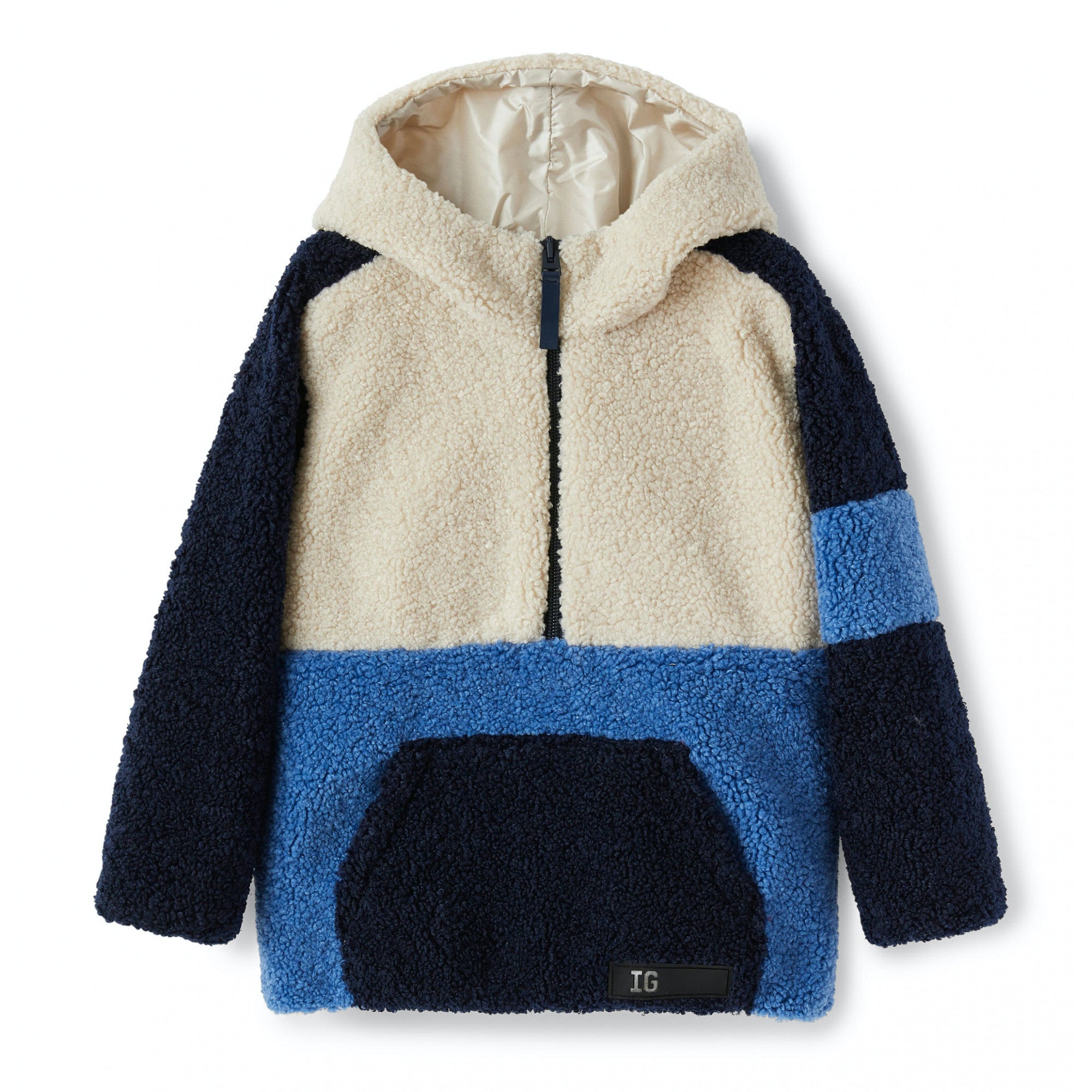 Boys & Girls Blue Hooded Sweatshirt