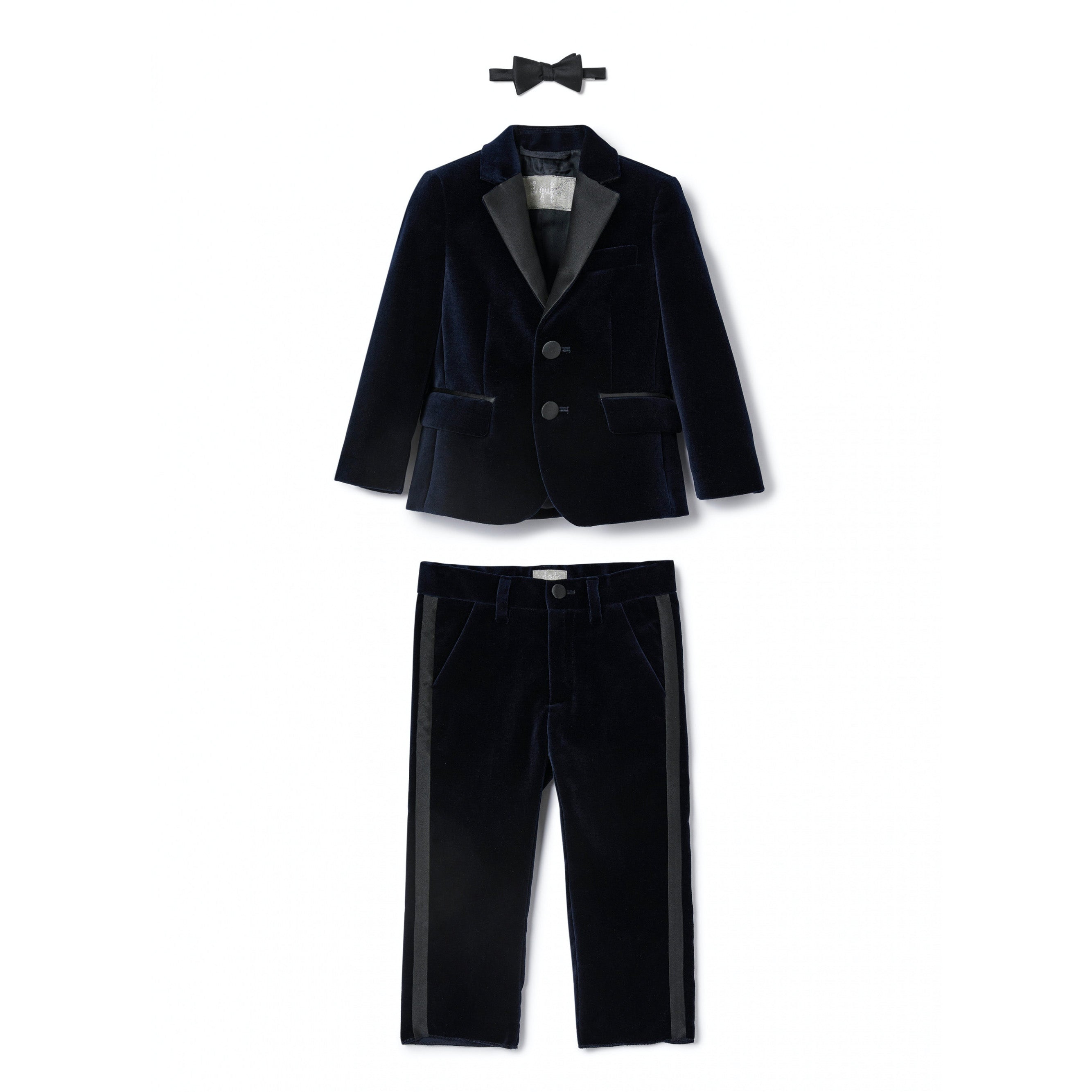 Boys Blue Velvet Suit