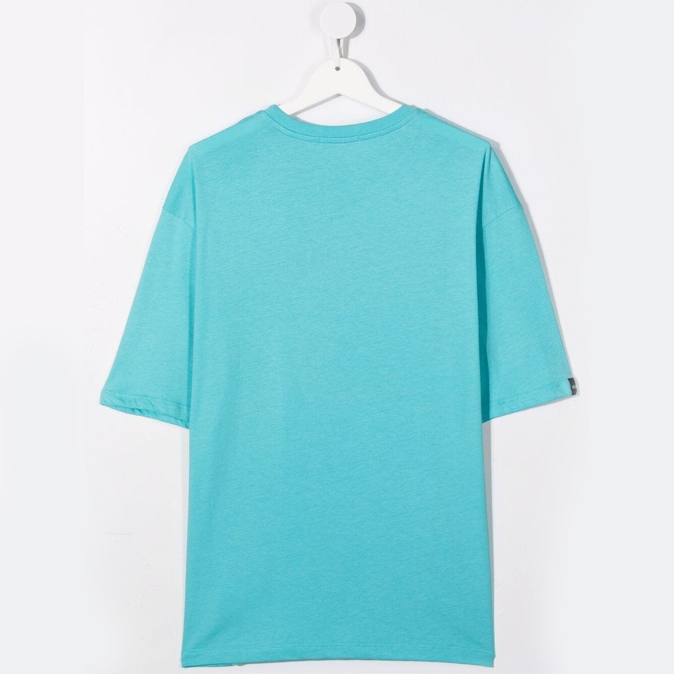 Boys & Girls Blue Logo Cotton T-Shirt