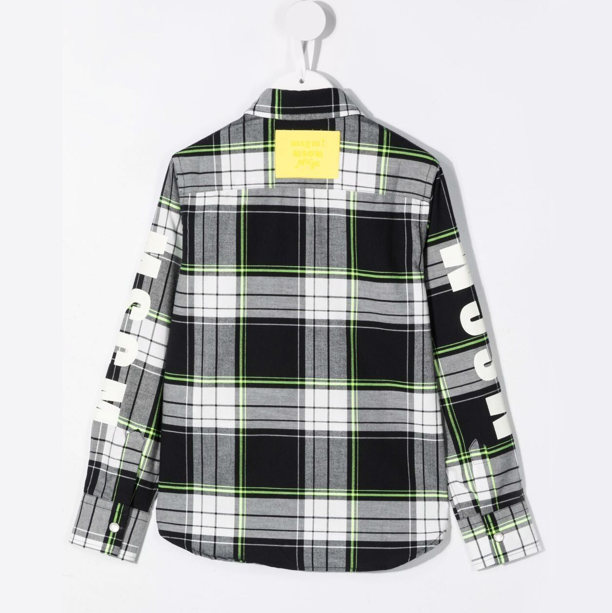 Boys Black Check Cotton Shirt