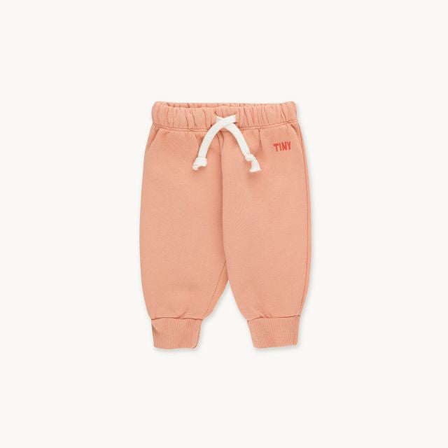 Baby Boys & Girls Pink Cotton Trousers