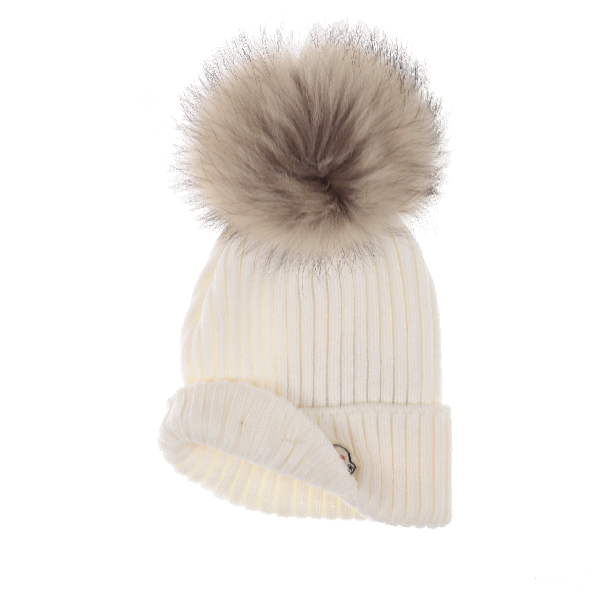 Boys & Girls White Plush Trims Knitted Hat - CÉMAROSE | Children's Fashion Store - 3