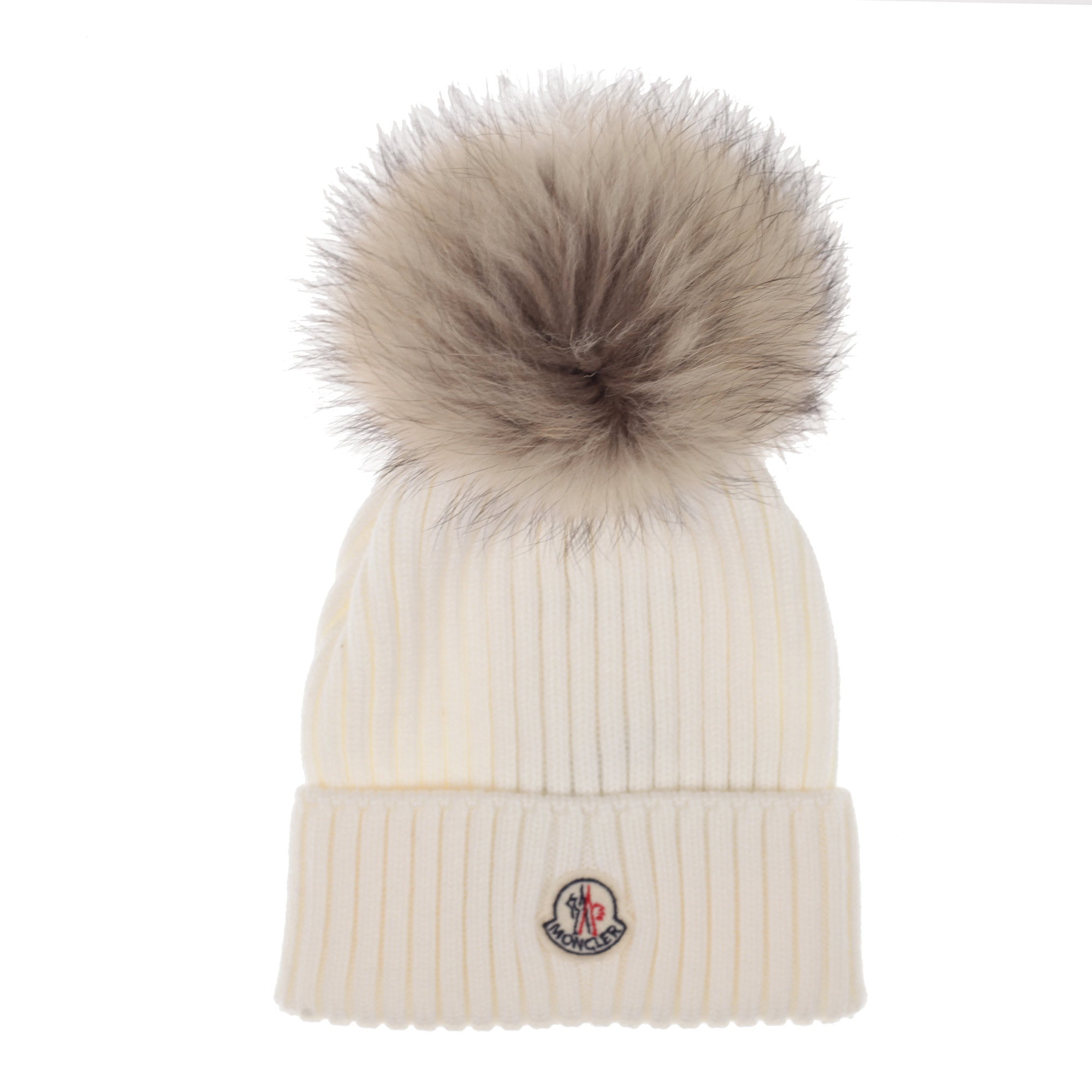 Boys & Girls White Plush Trims Knitted Hat - CÉMAROSE | Children's Fashion Store - 1