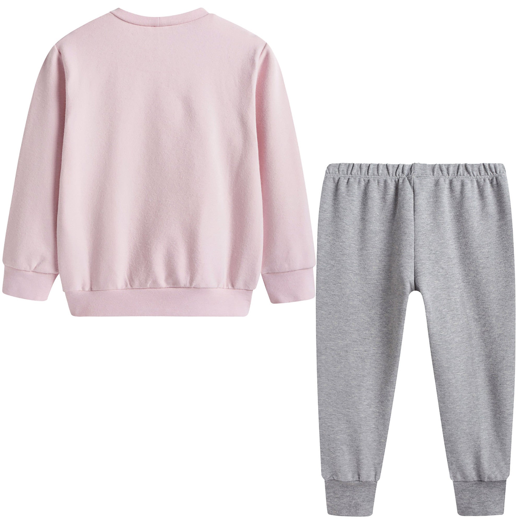 Baby Boys Pink Top & Grey Bottom Two Piece Set