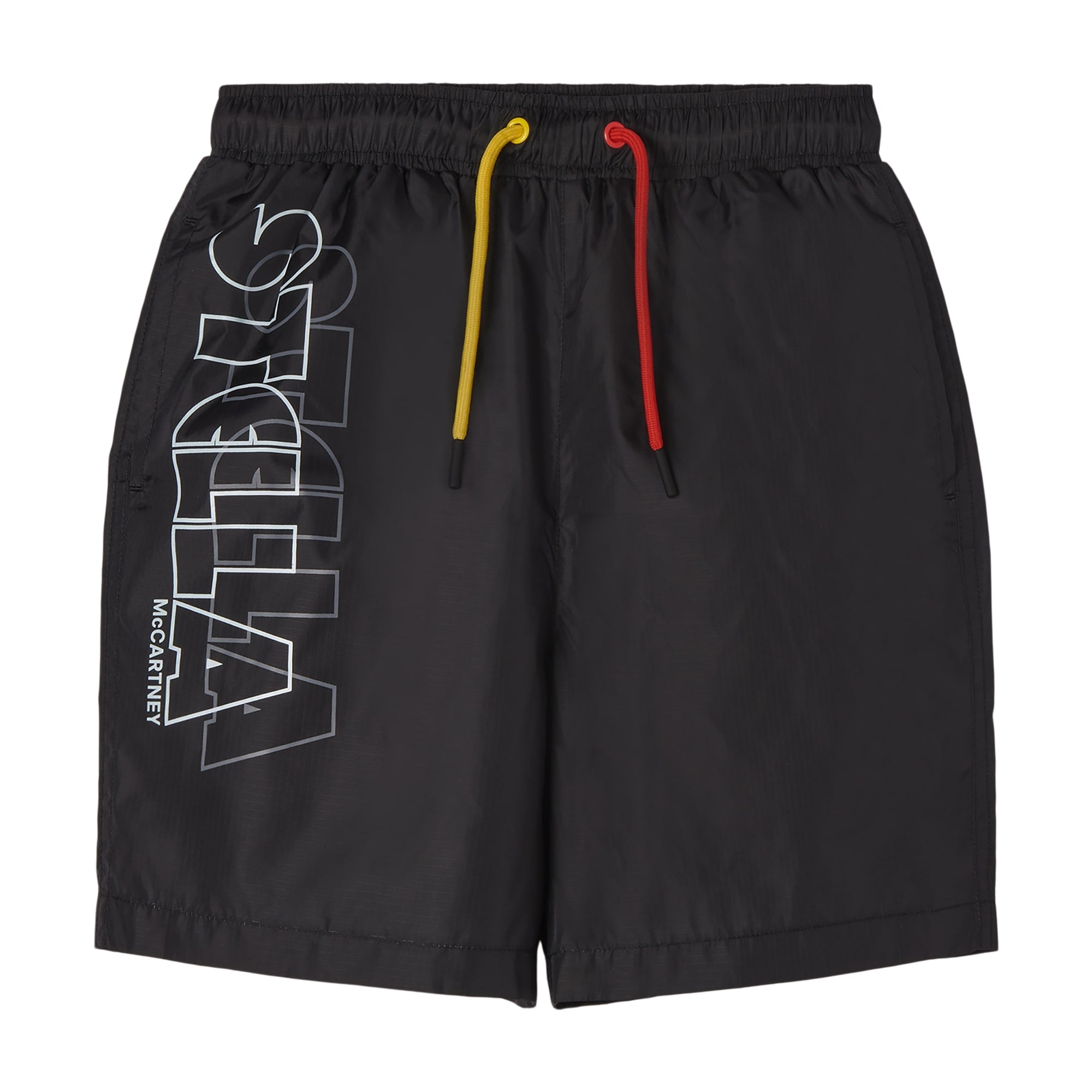 Boys Black Logo Swim Shorts