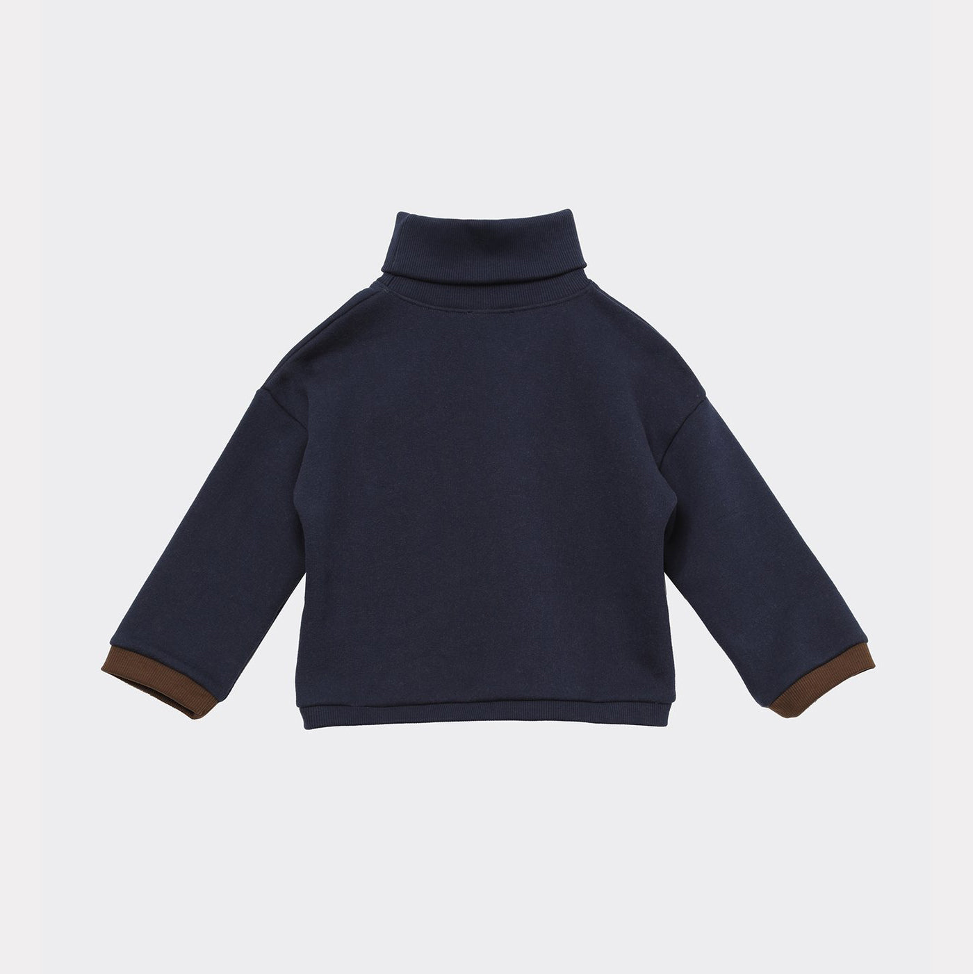 Boys & Girls Navy Logo Cotton Sweatshirt