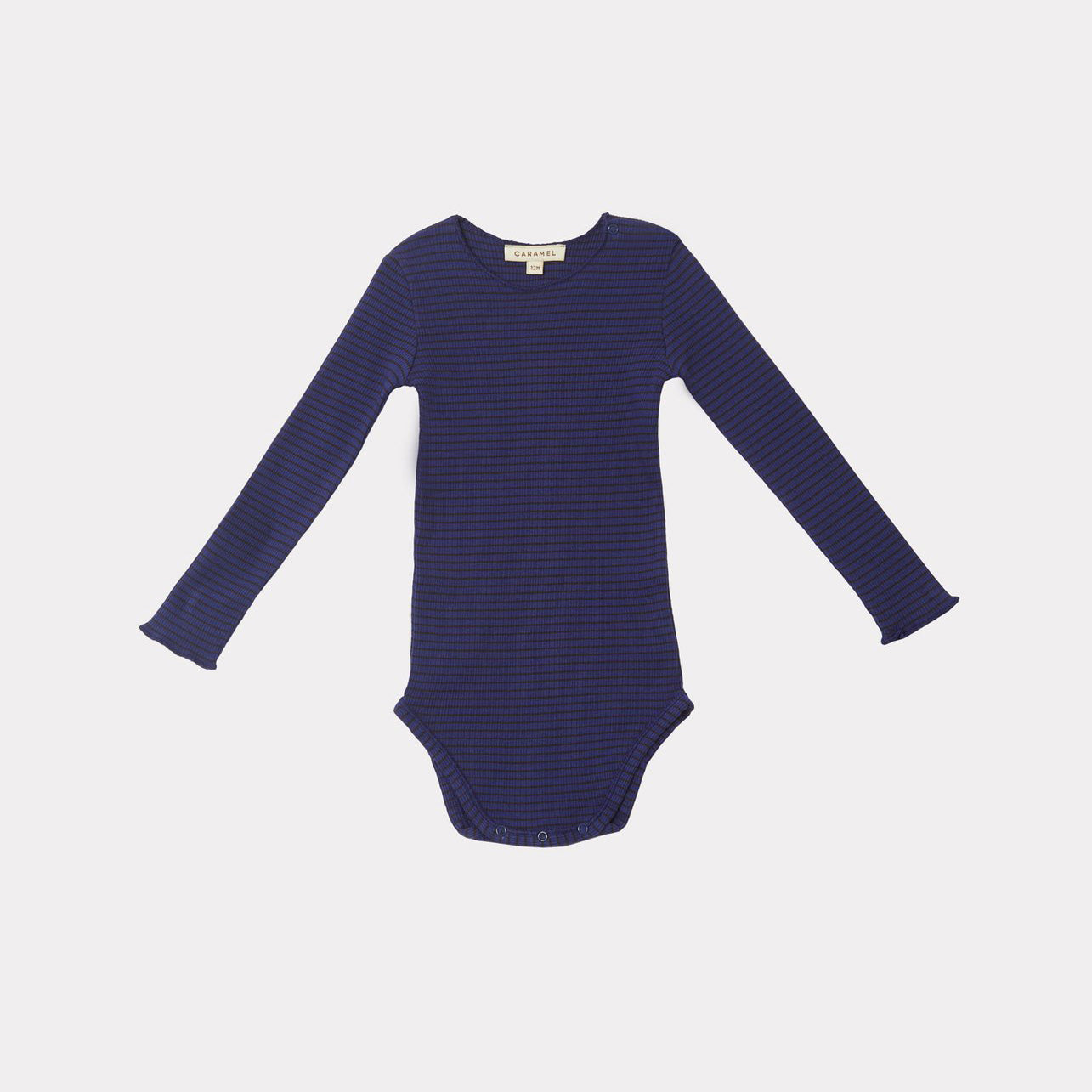 Baby Boys & Girls Navy Stripes Cotton Babysuit