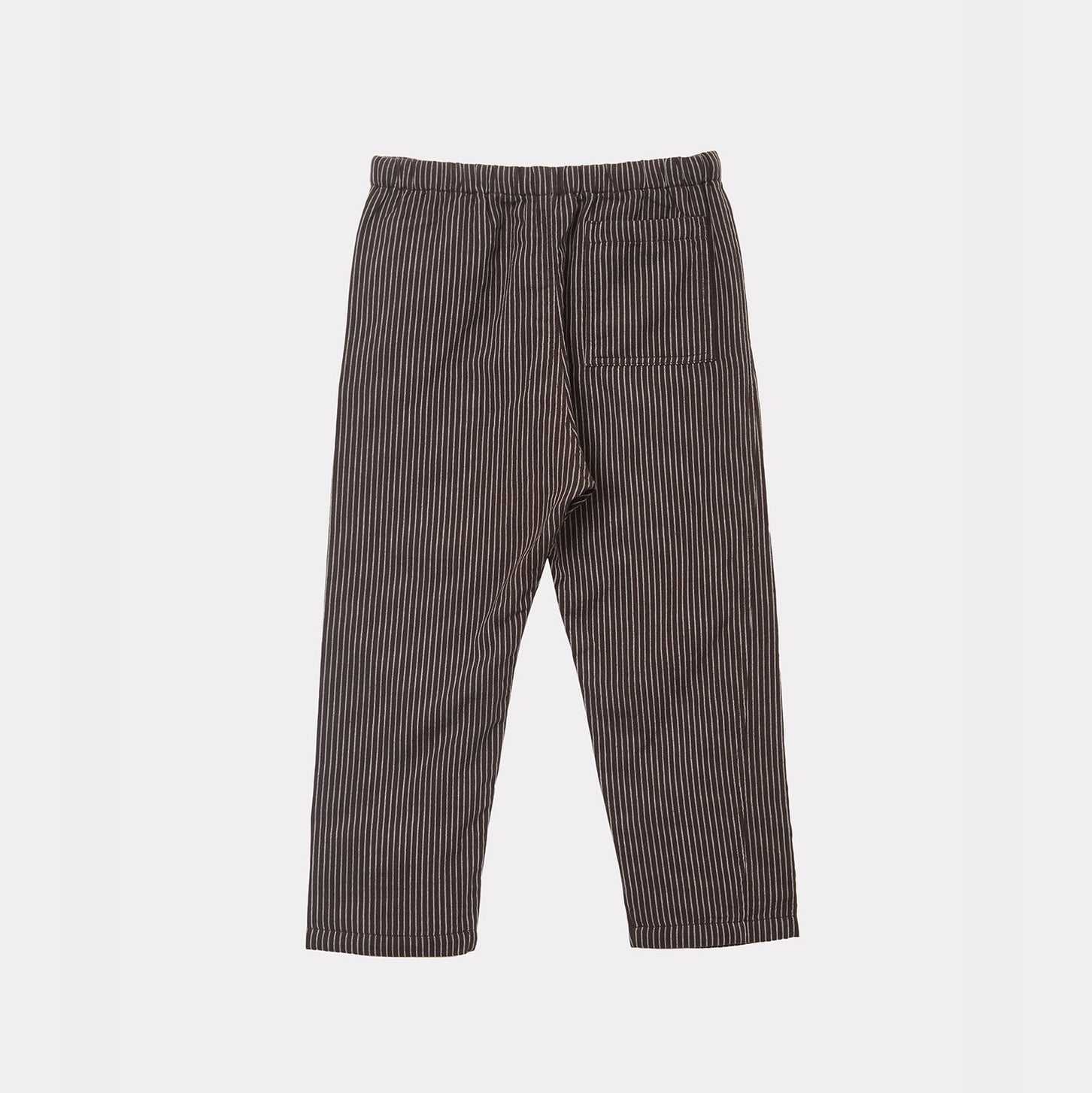 Boys & Girls Brown Strips Cotton Trousers