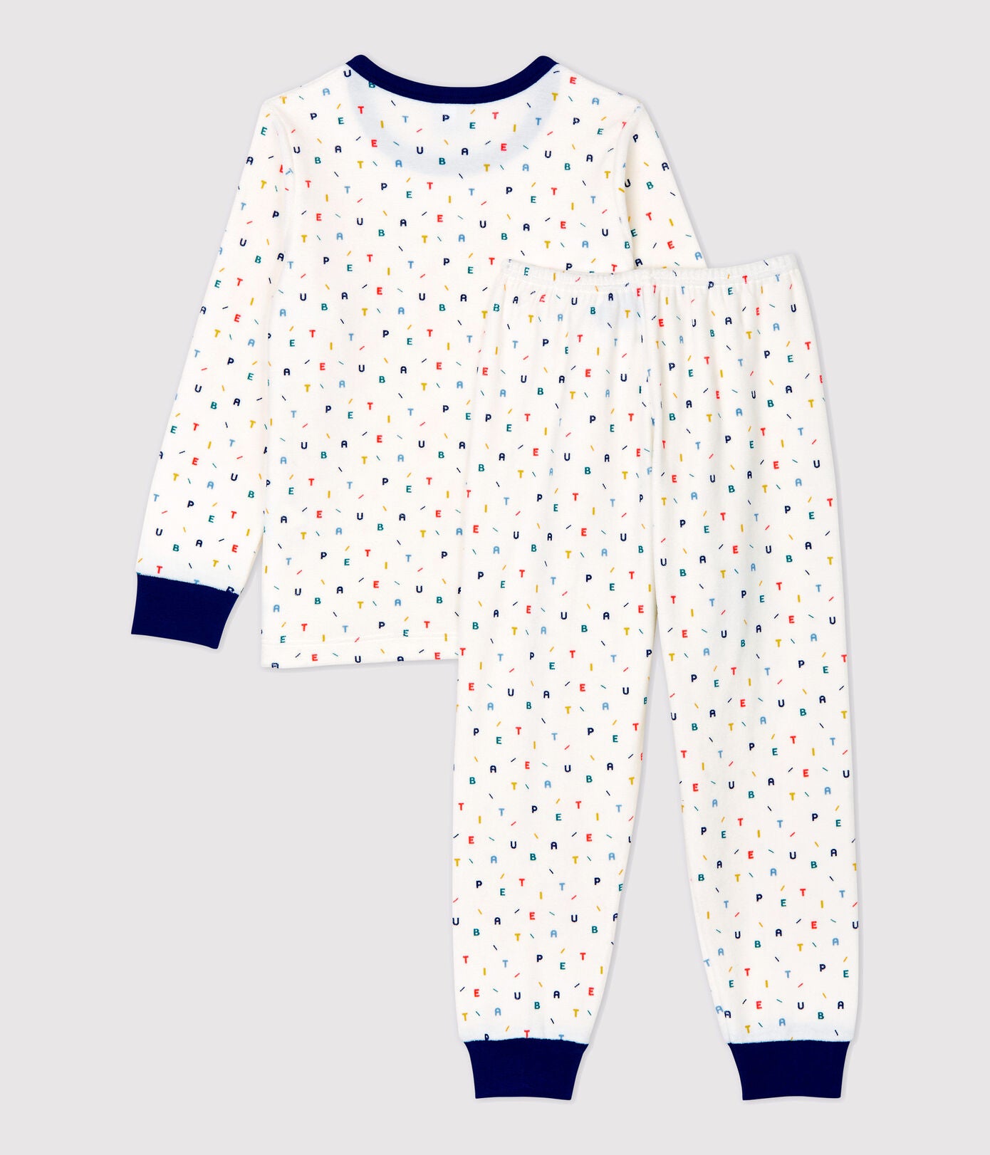 Boys White Logo Nightwear Set