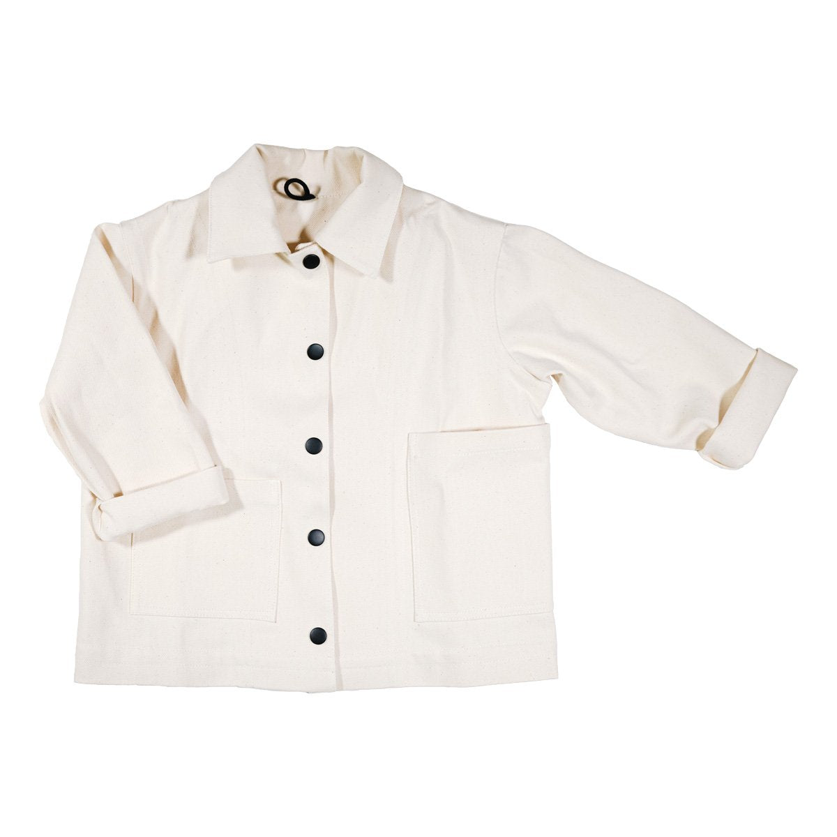 Boys & Girls White Denim Jacket