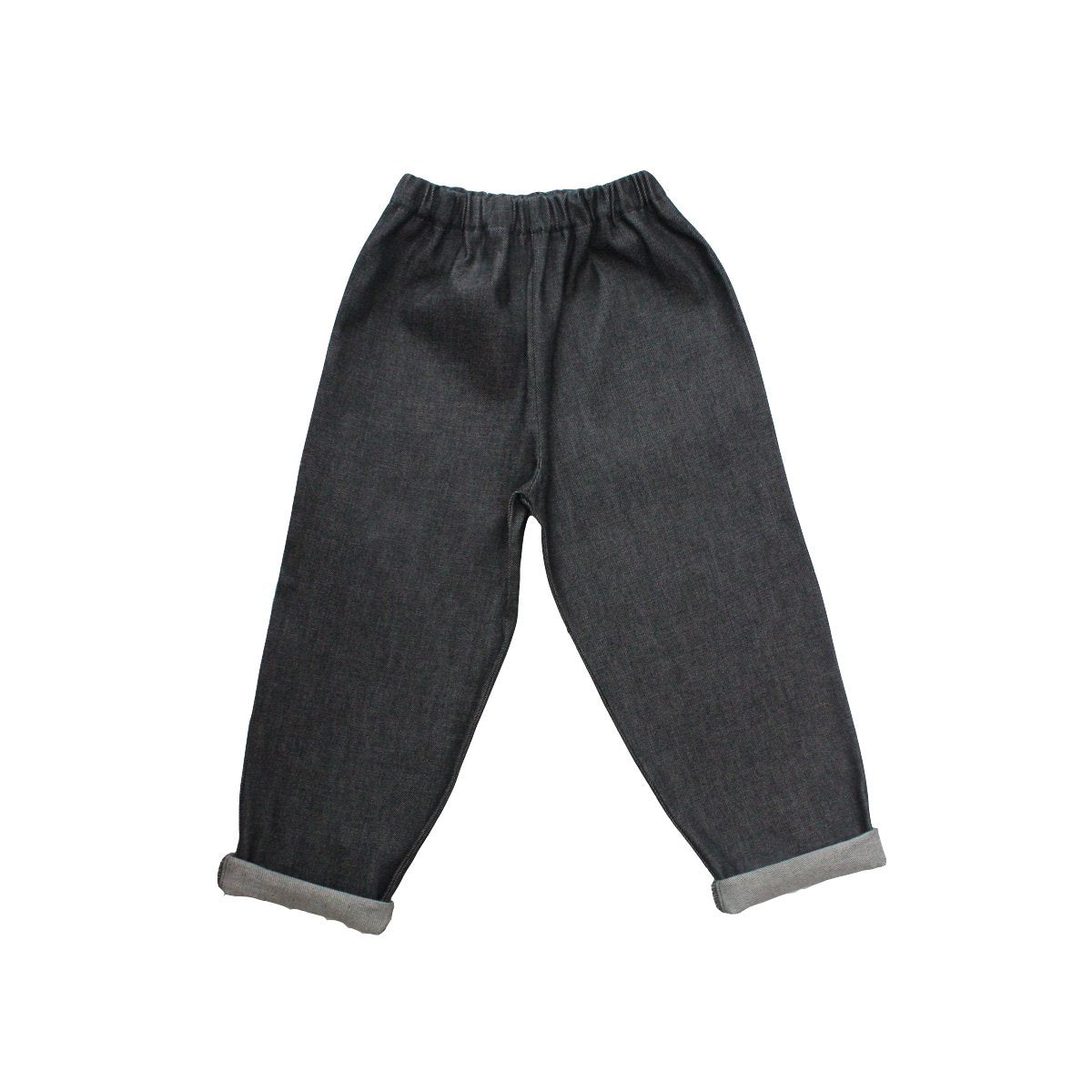 Boys & Girls Black Denim Trousers