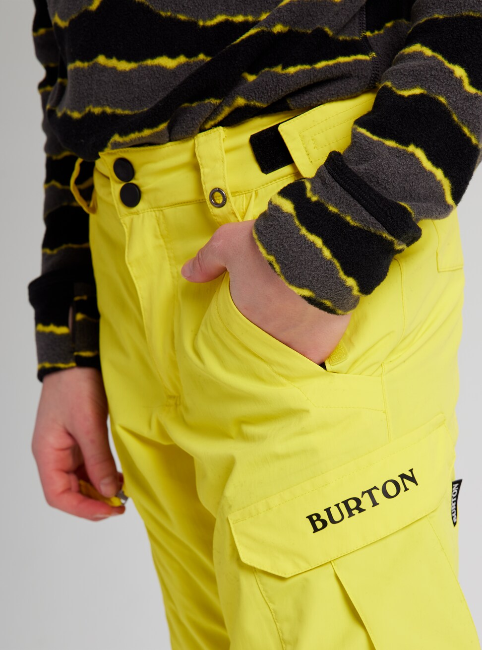 Boys Yellow Ski Trousers