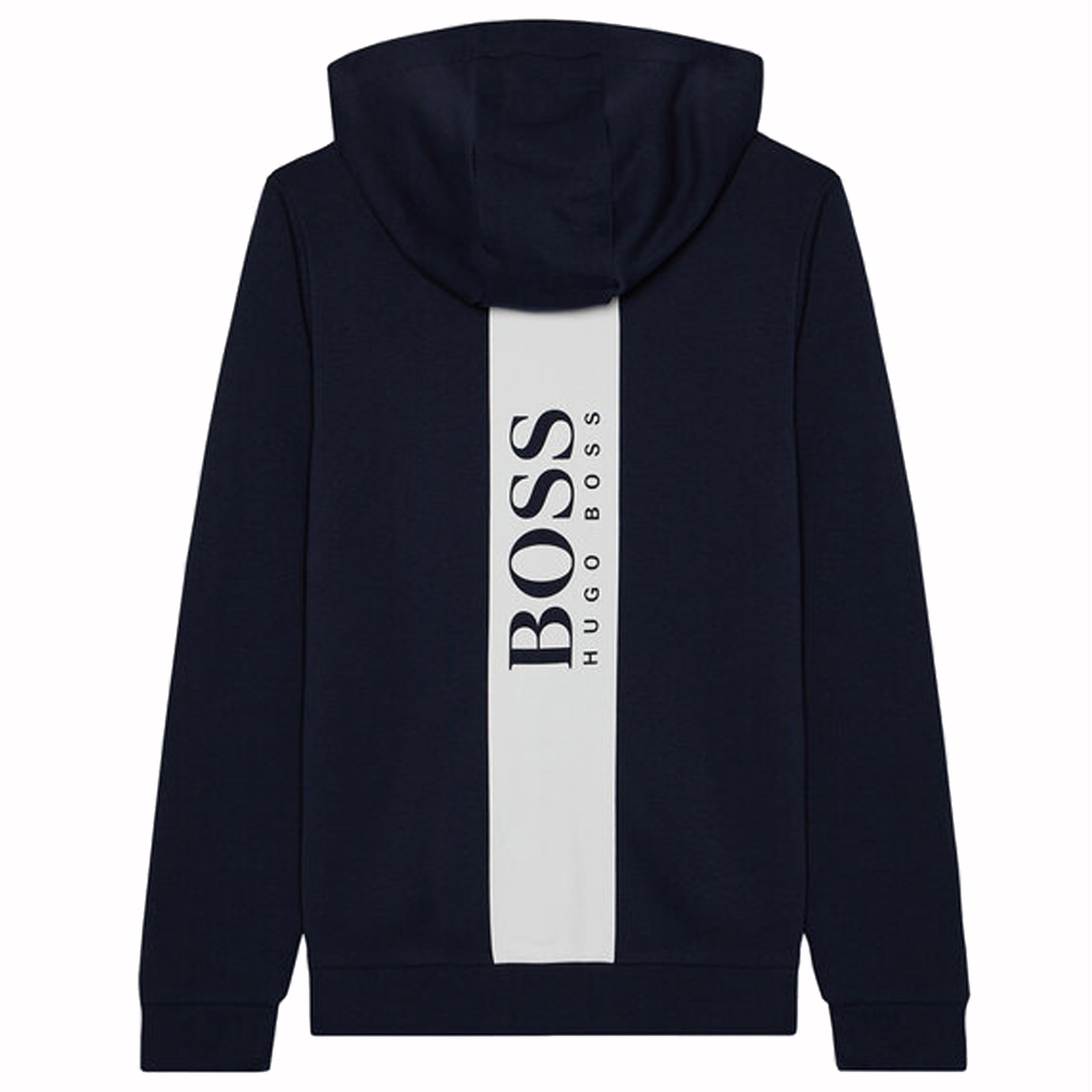 Boys Blue Hooded Zip-Up Top