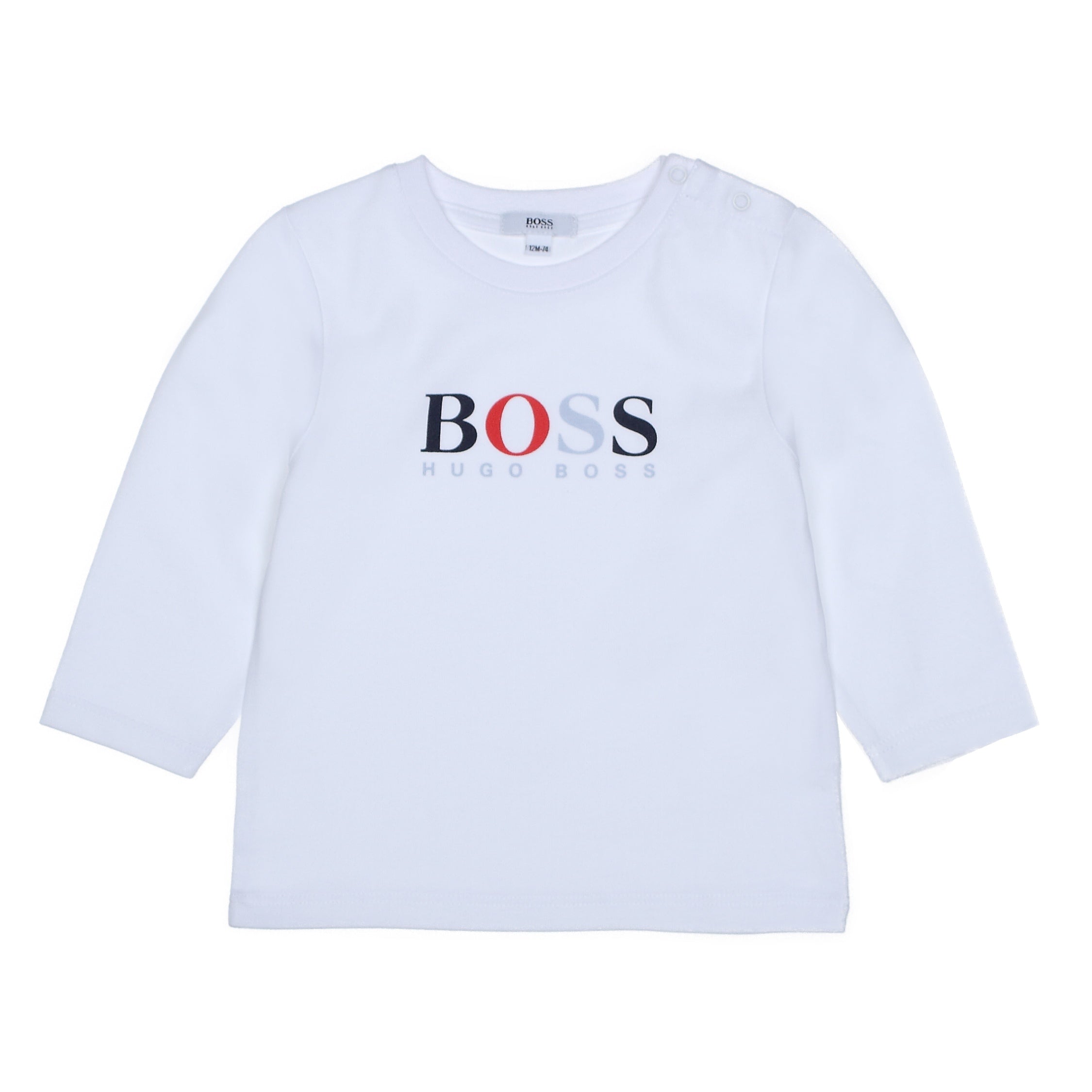 Baby Boys Navy Logo Cotton Set