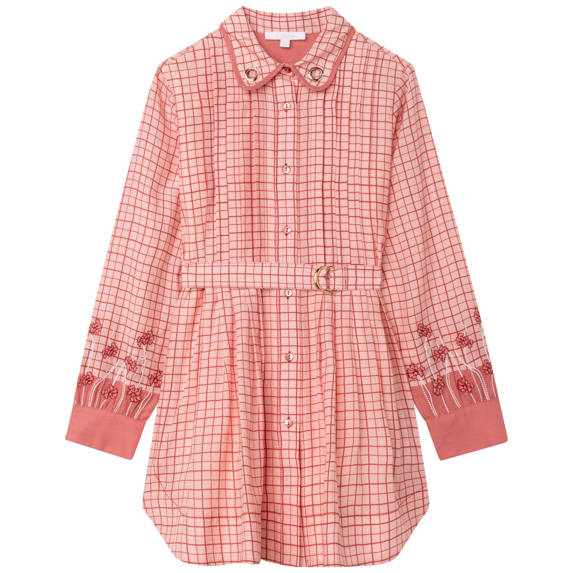 Girls Pink Cotton Dress