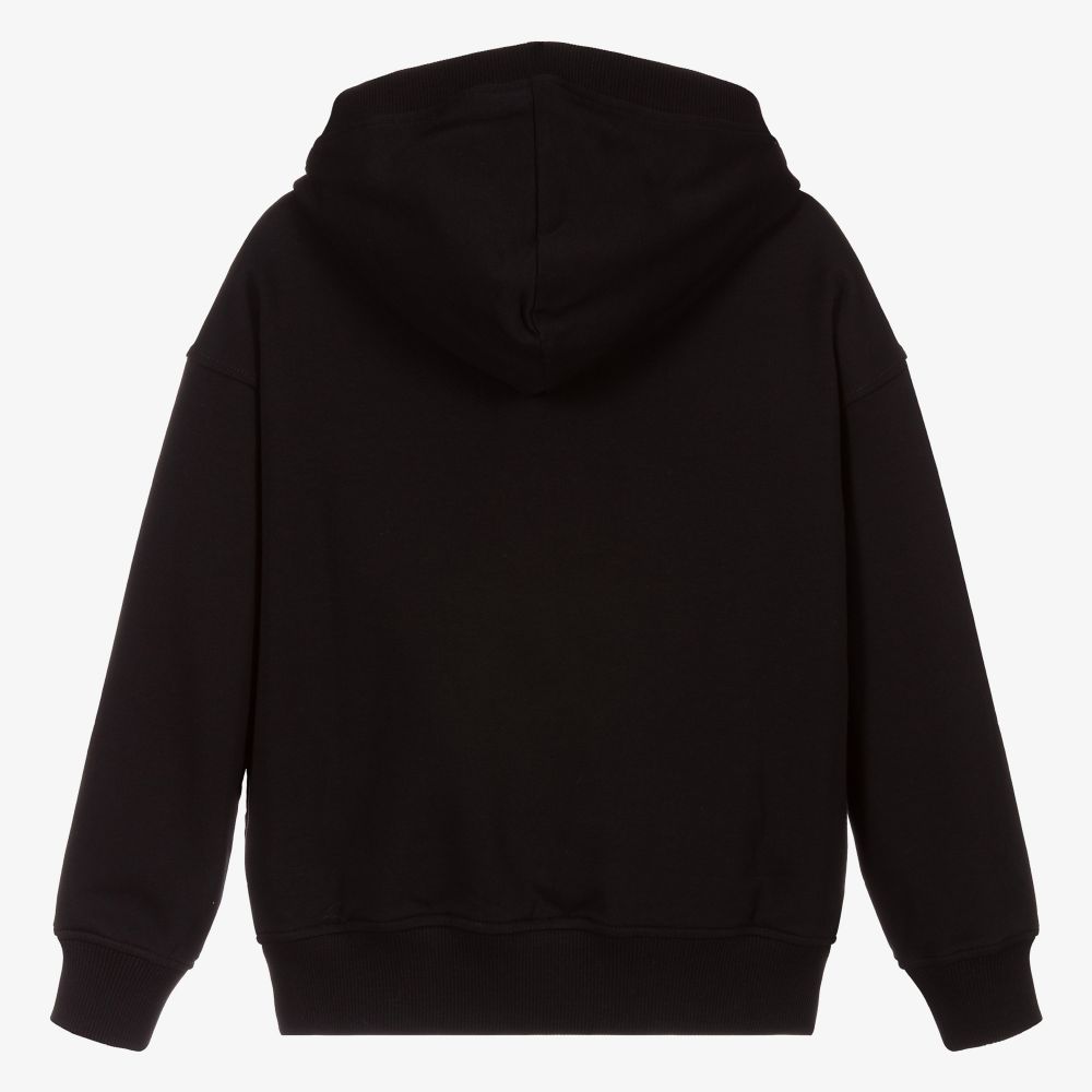 Boys & Girls Black Cotton Sweatshirt