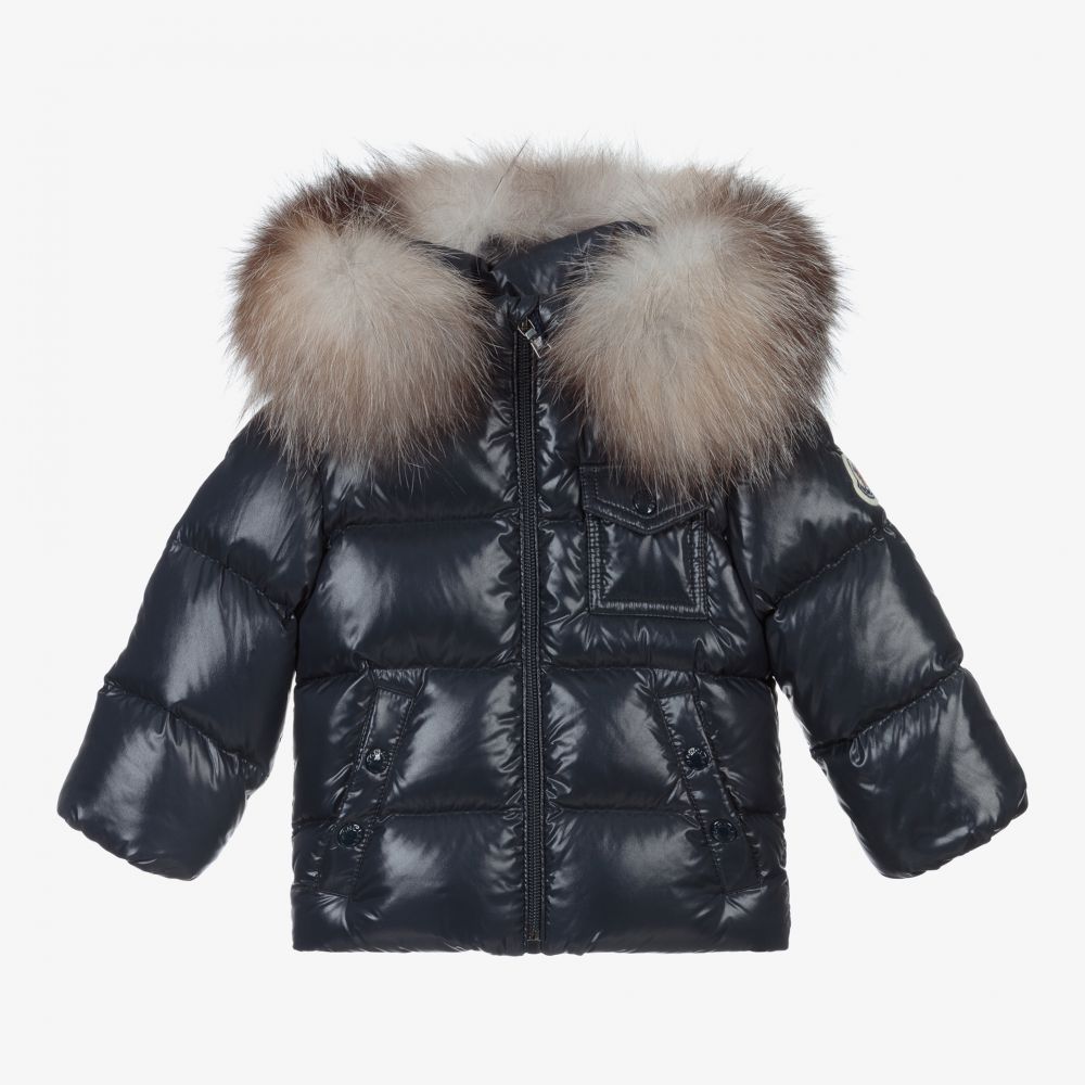 Baby Boys & Girls Navy "K2" Padded Down Jacket