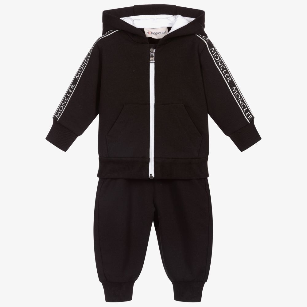 Baby Boys Black Cotton Set