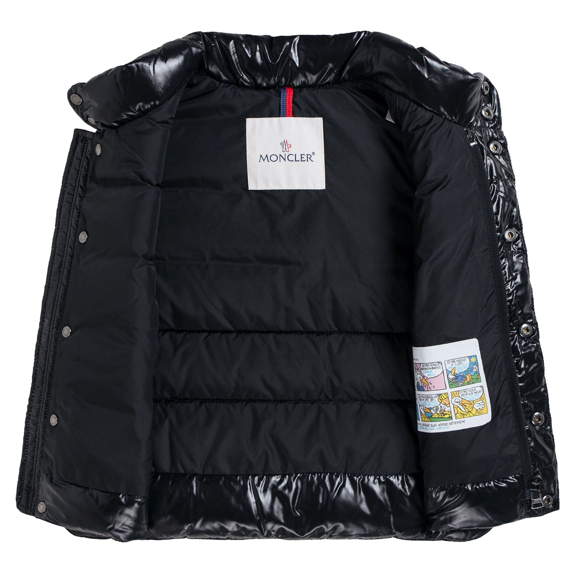 Boys & Girls Black "Tib" Padded Down Gilet