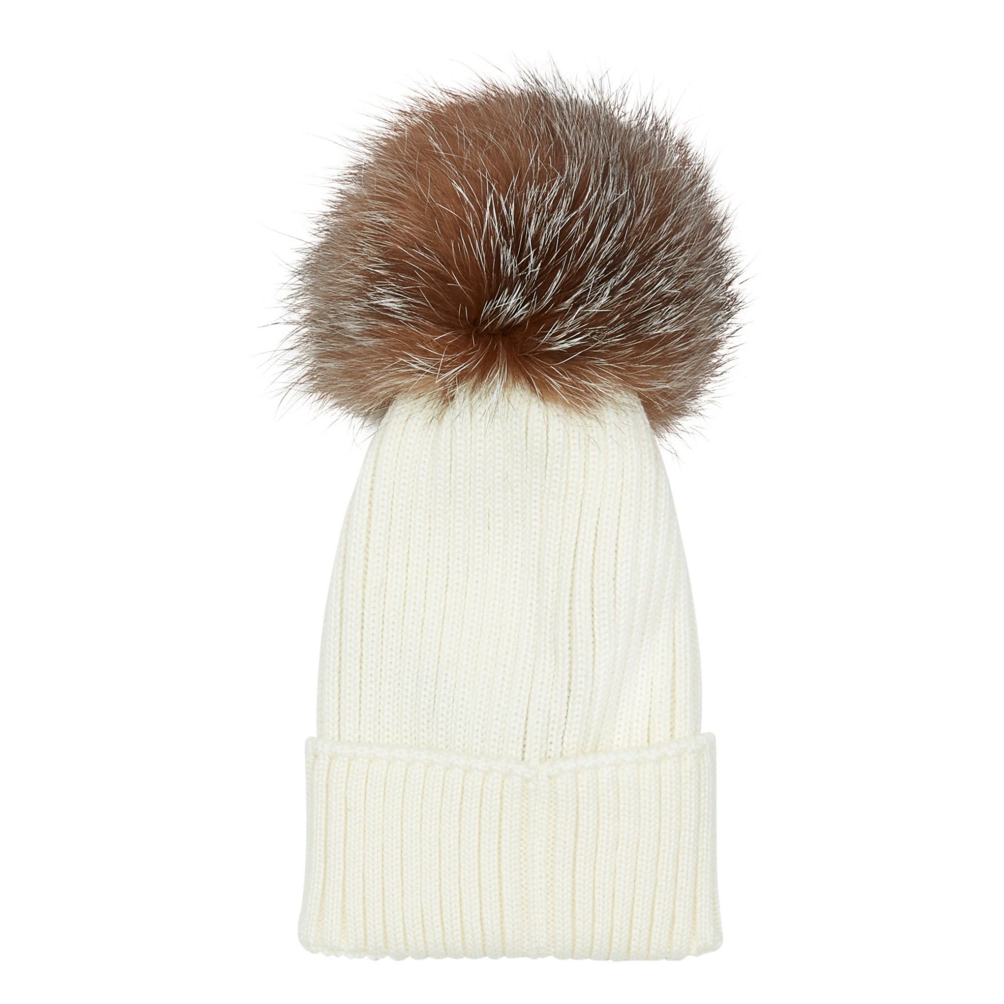 Boys & Girls Ivory Wool Hat