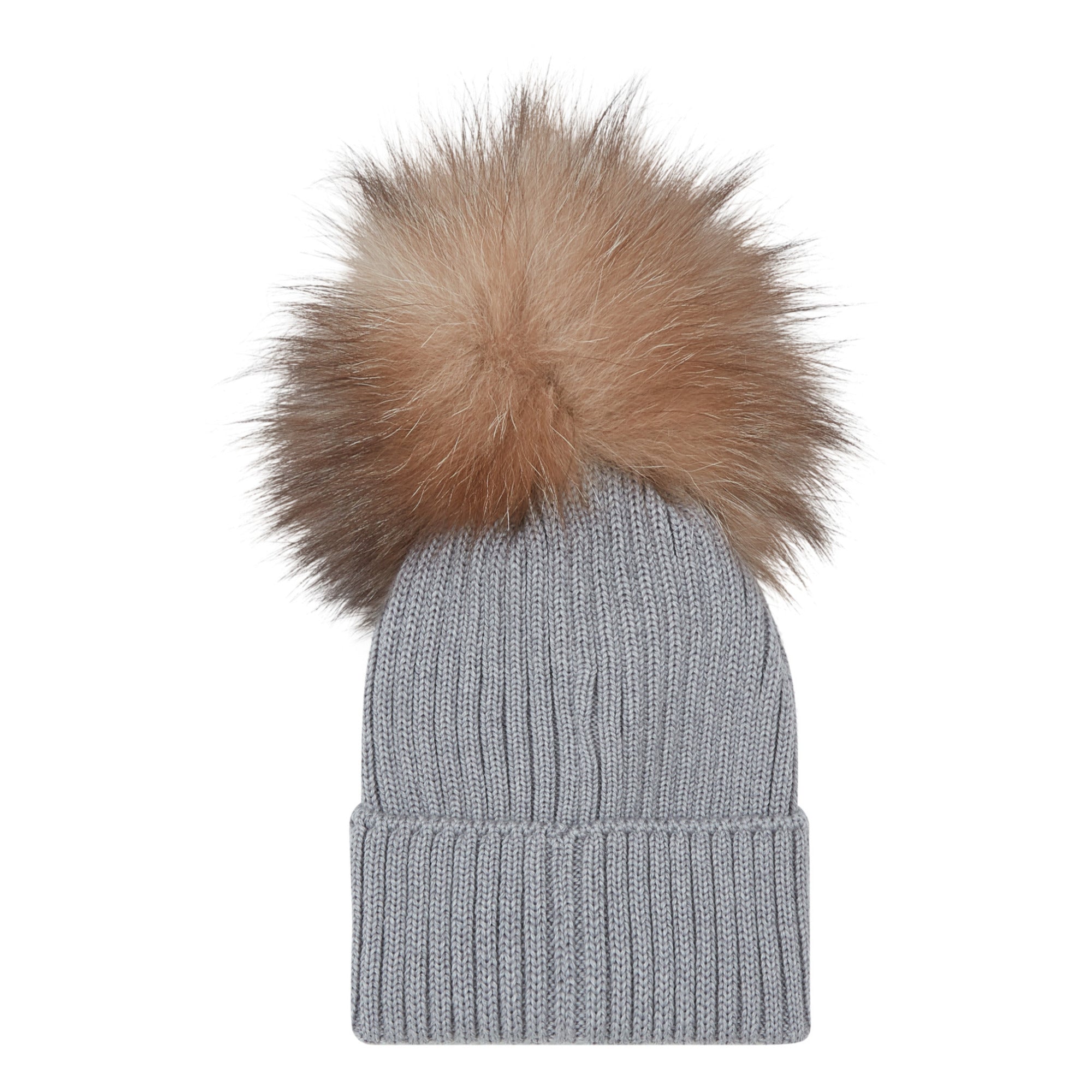 Boys & Girls Grey Wool Hat