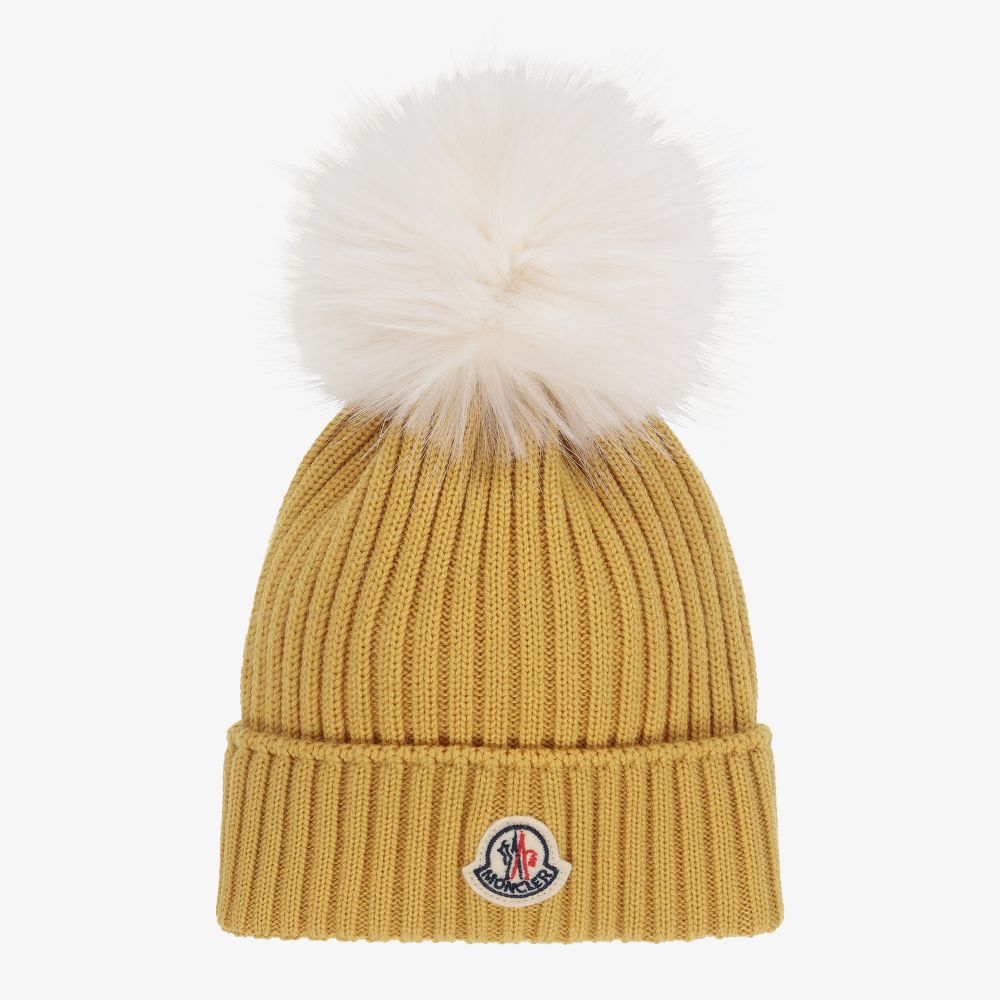 Boys & Girls Yellow Wool Hat