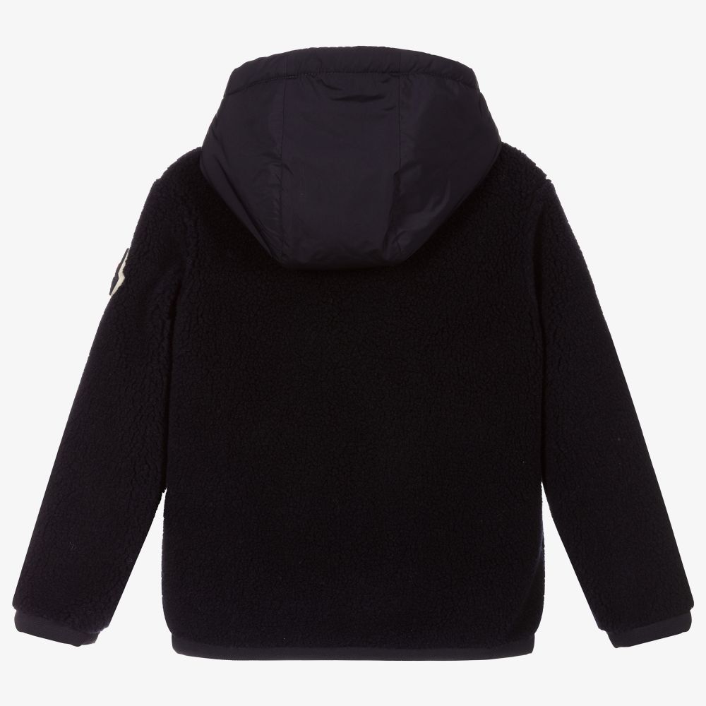 Boys Navy Hooded Sweatshirt