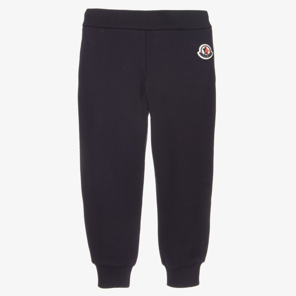 Boys Navy Logo Trousers