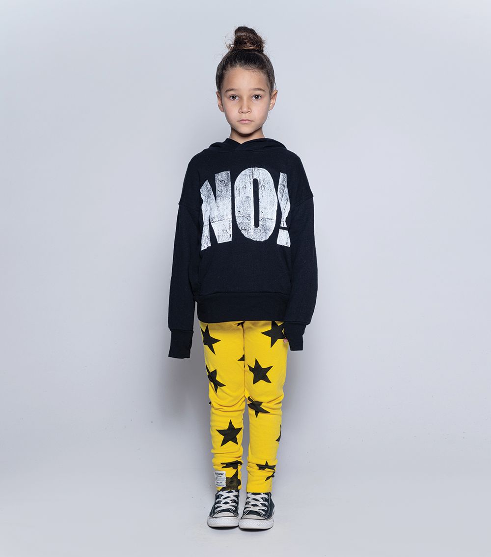 Boys & Girls Black Hooded Sweatshirt