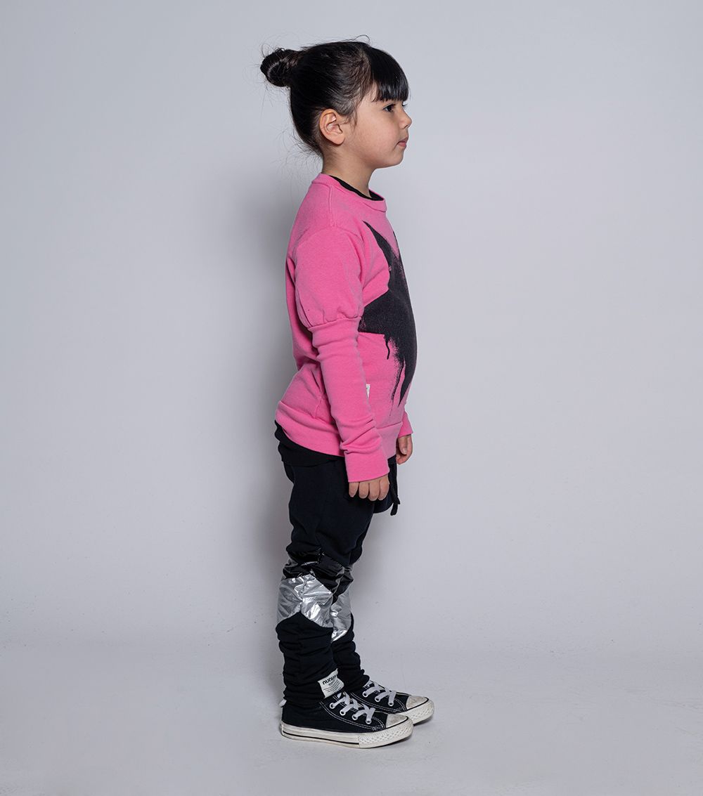 Boys & Girls Black Baggy Trousers