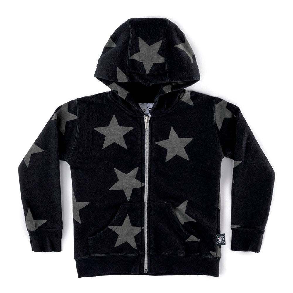 Boys & Girls Black Zip-Up Top