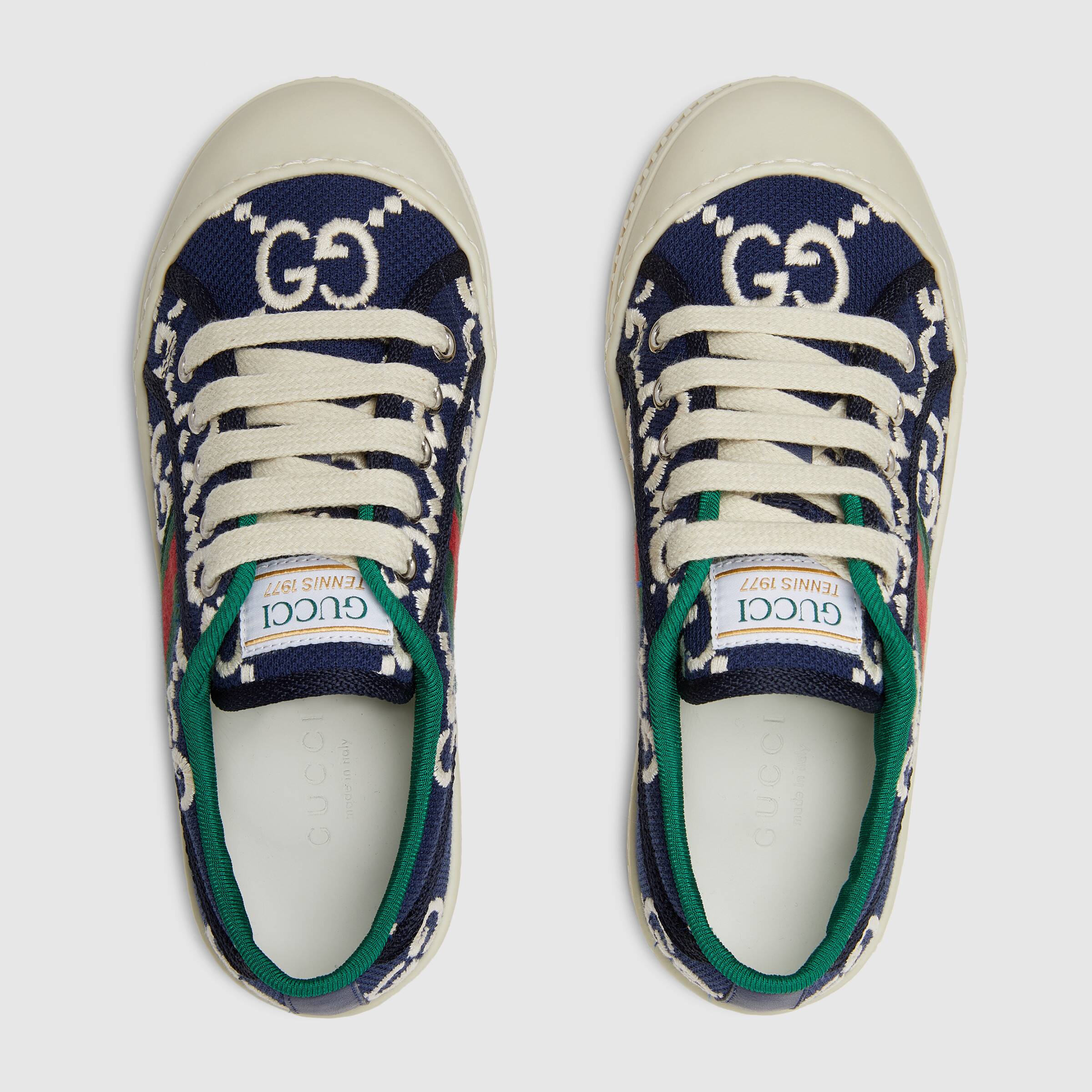 Boys & Girls Blue GG Logo Shoes