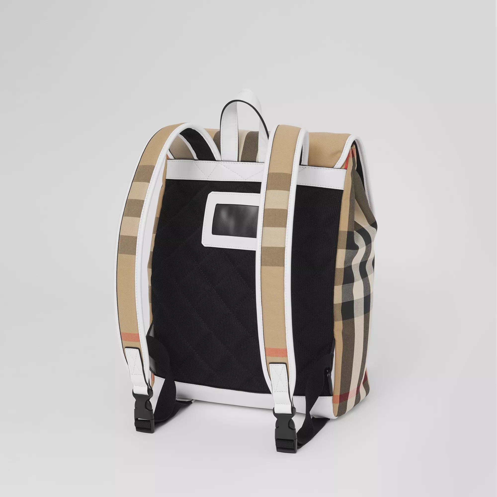 Boys & Girls Beige Check Backpack