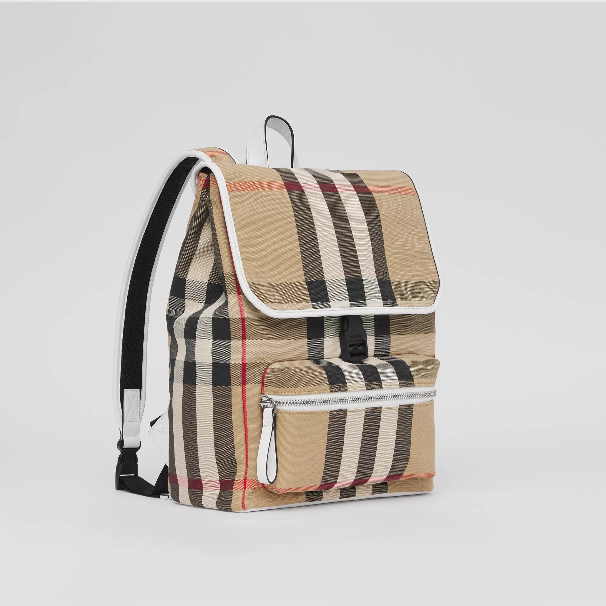 Boys & Girls Beige Check Backpack