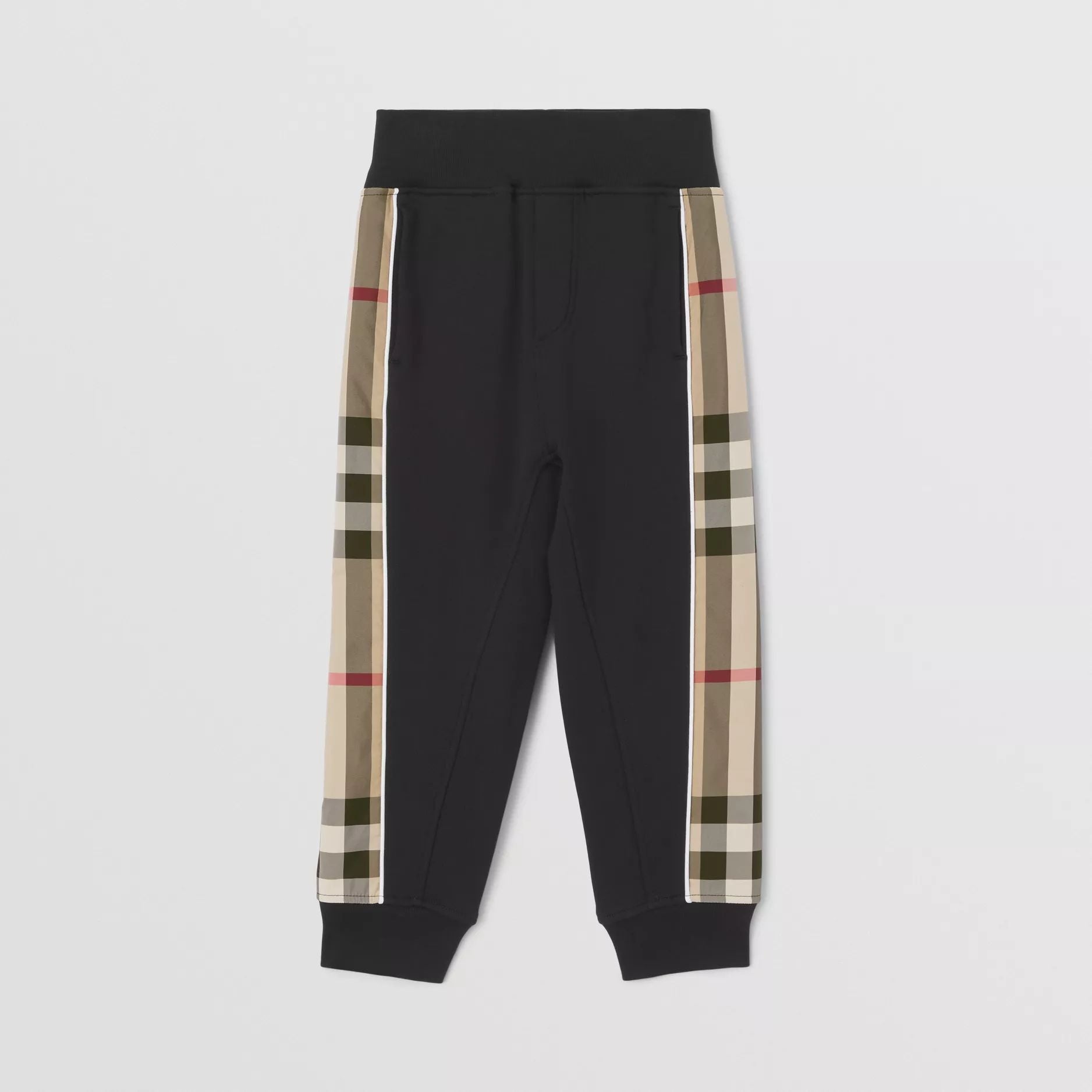 Boys Black Cotton Trousers