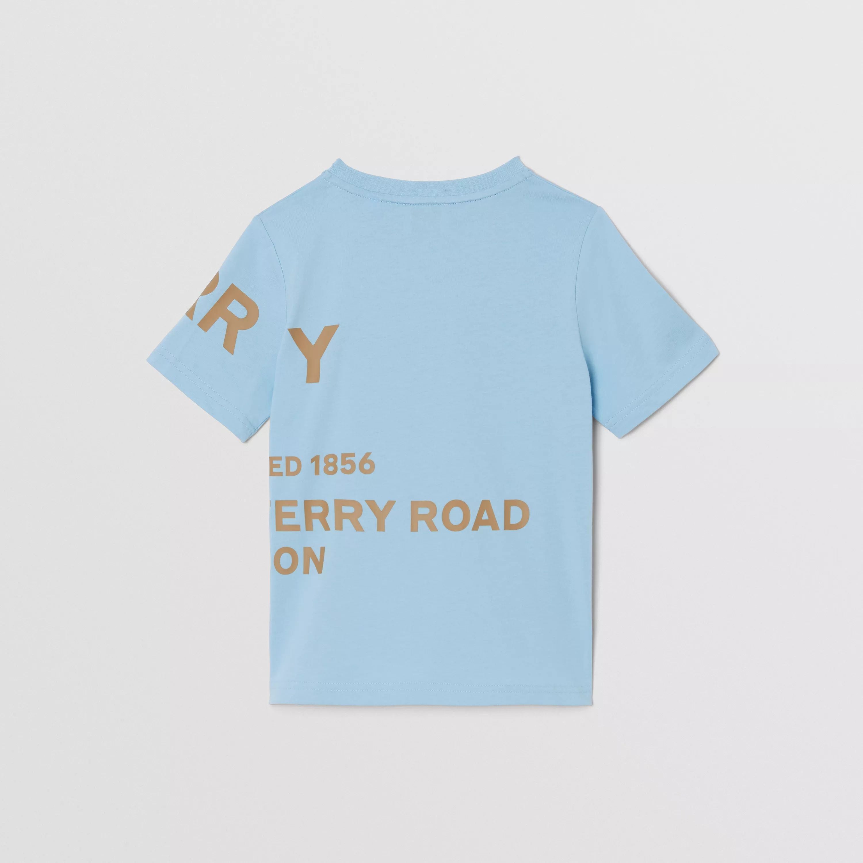 Boys & Girls Blue Logo Cotton T-Shirt