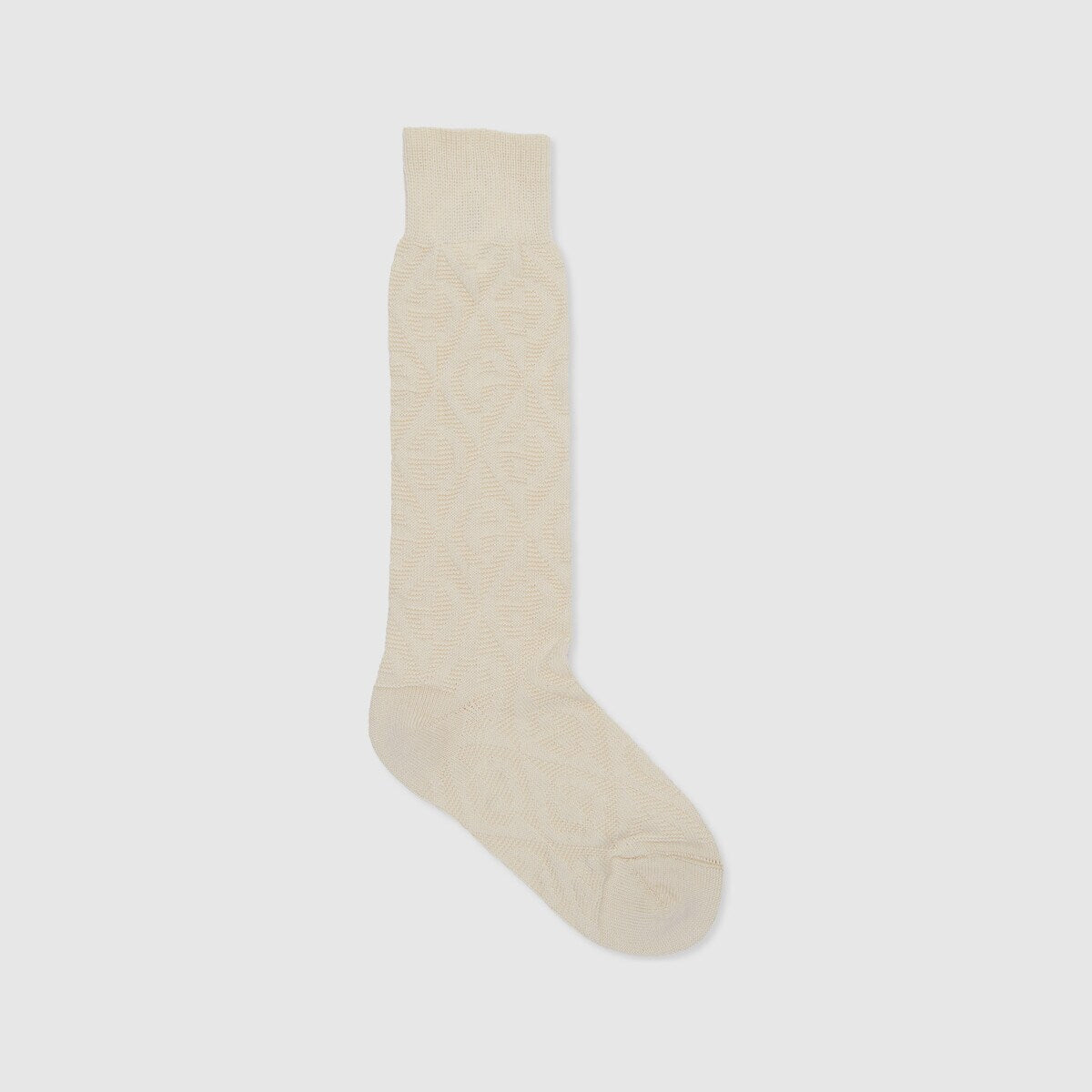 Boys & Girls Beige Logo Cotton Socks