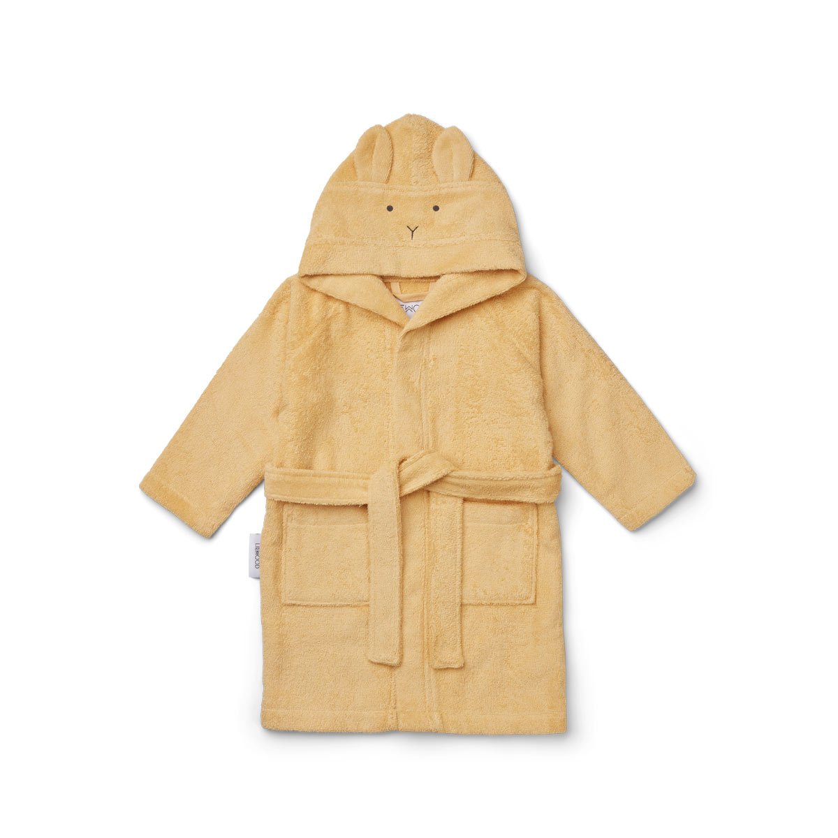 Boys & Girls Yellow Rabbit Bathrobe