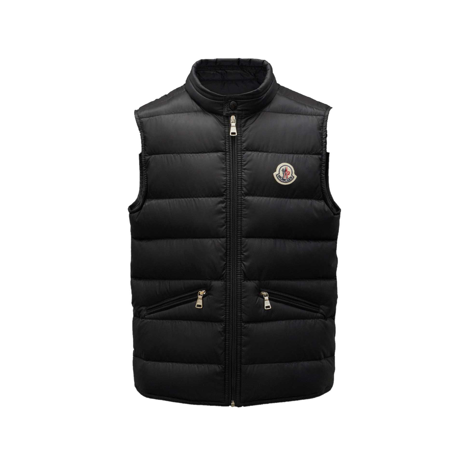 Boys & Girls Black 'GUI' Padded Down Vest