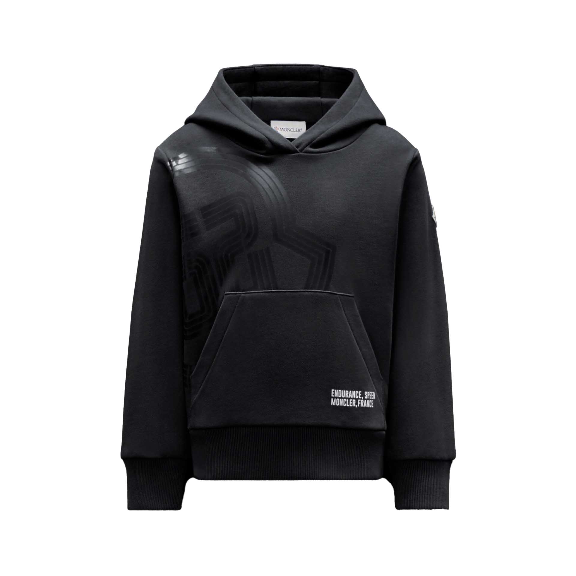 Boys Black Hooded Sweatshirt