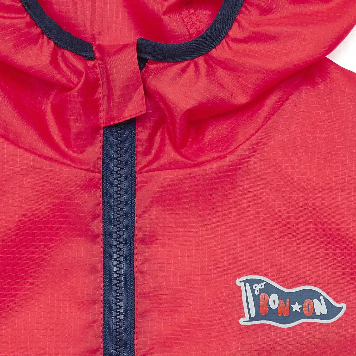 Boys Red Zip-Up Jacket